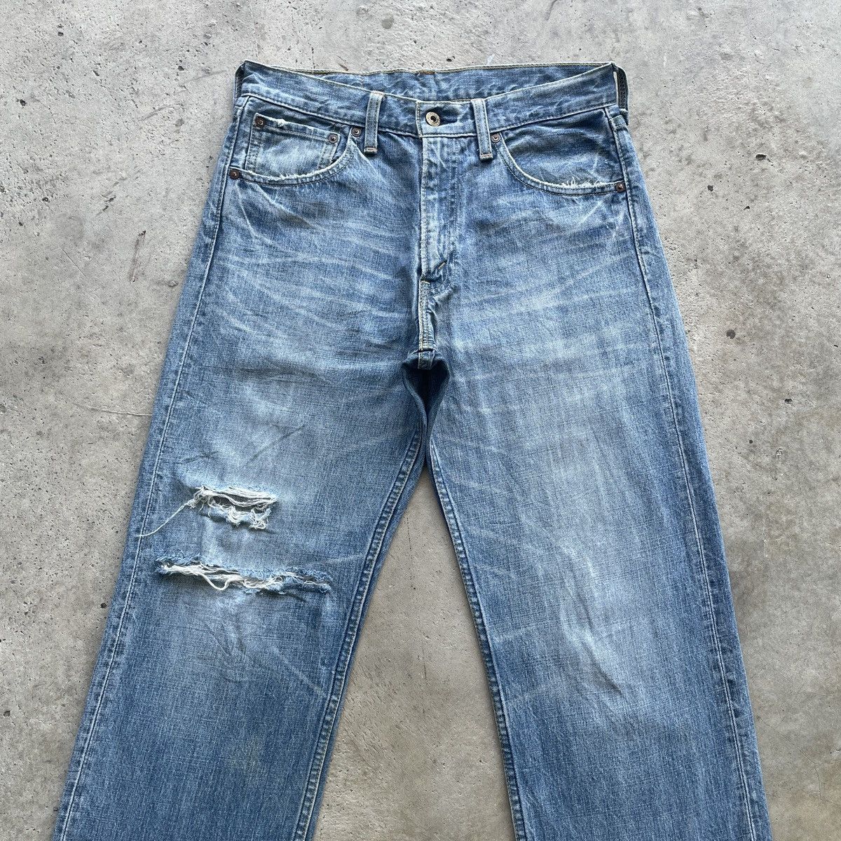 Levi's Vintage Clothing W30 Vintage Levi’s 503 Faded Distressed Jeans Pants Denim Size US 30 / EU 46 - 3 Thumbnail