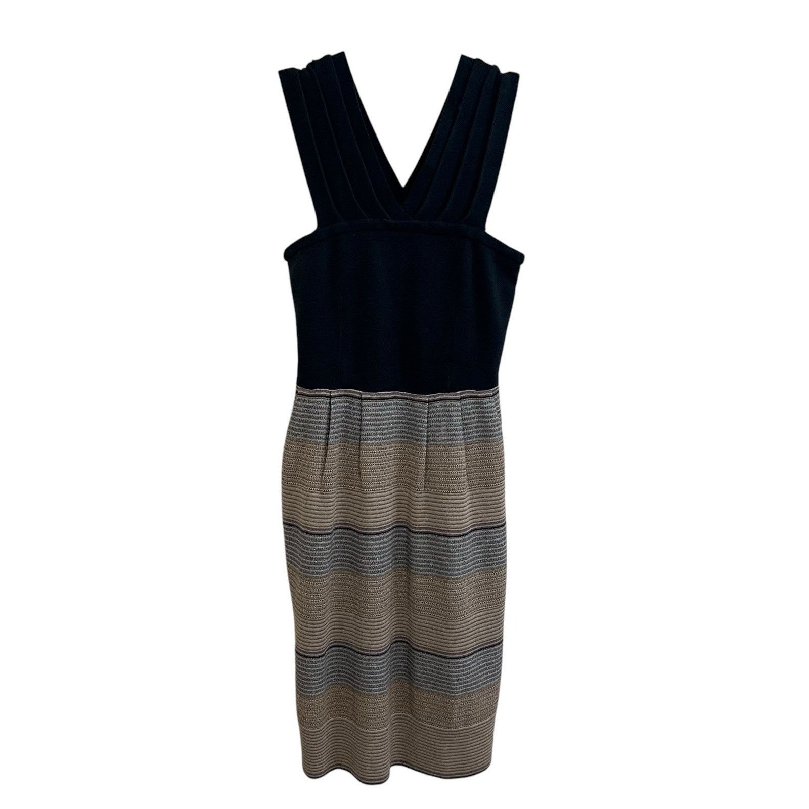 Anthropologie Knitted & Knotted | Halter Wool Blend Metallic Sweater Dress Size XS / US 0-2 / IT 36-38 - 1 Thumbnail