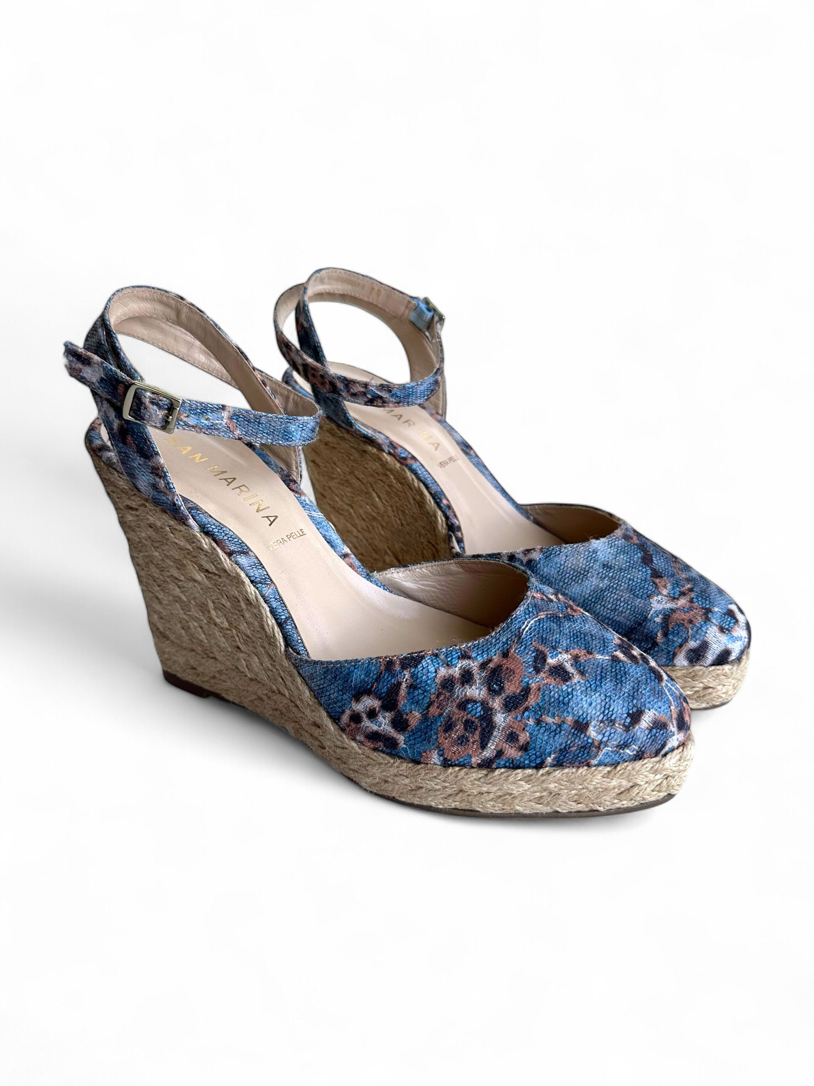 Other San Marina High Wedge Espadrille EU 39 Size US 8 / IT 38 - 4 Thumbnail