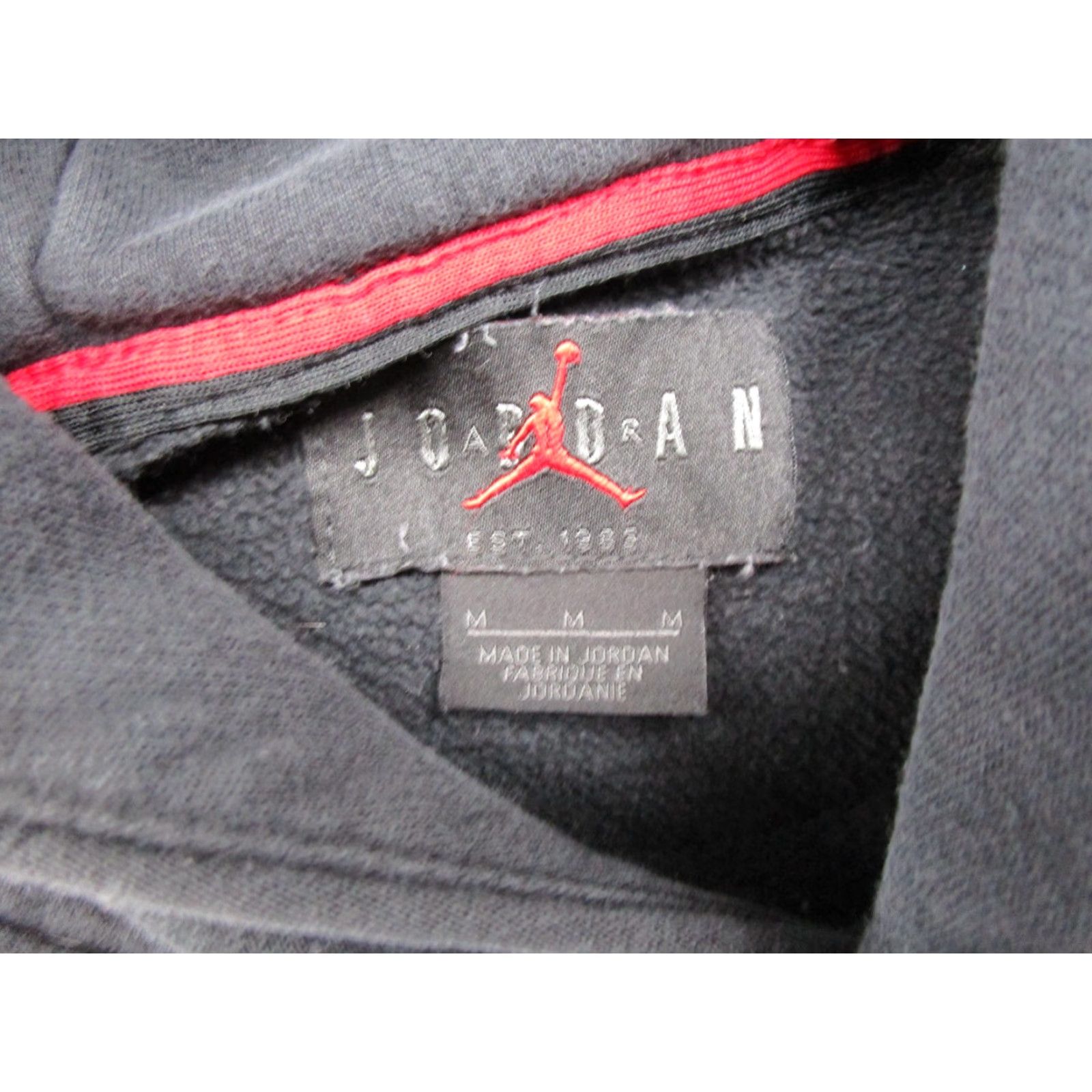 Jordan Brand VTG Y2K Air Jordan Nike Spell Out Hoodie Sweatshirt Men's Size M Grunge Read Mens Size US M / EU 48-50 / 2 - 3 Thumbnail