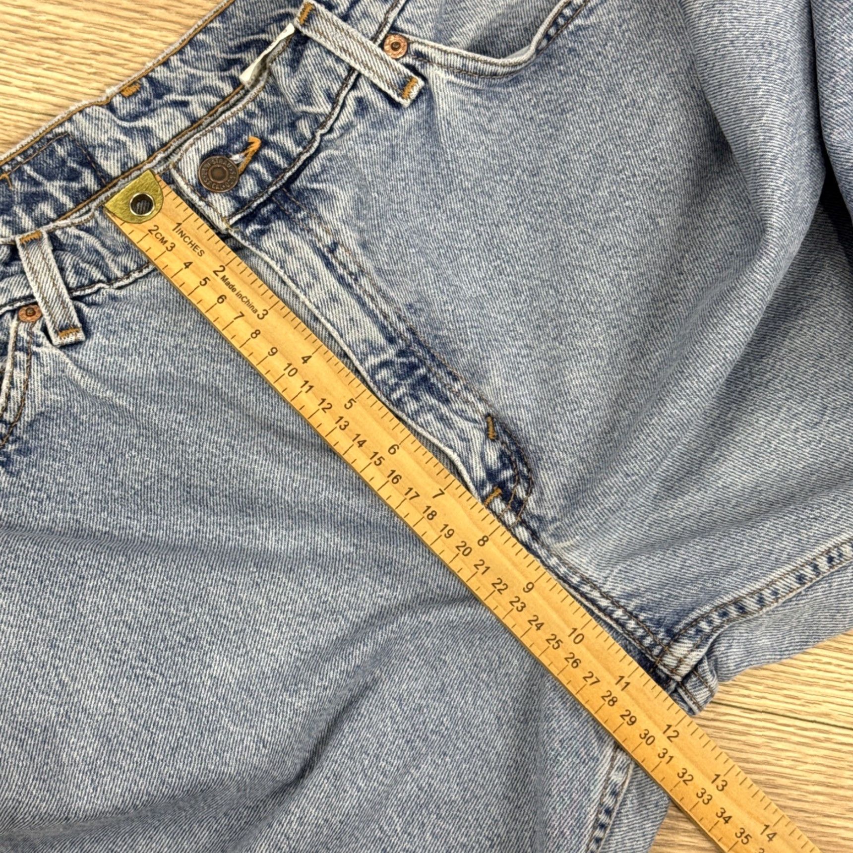 Levi's Vtg Levi's 950 Womens Relaxed Tapered Jeans Sz 10 Reg Blue Color Orange Tab 27in Inseam Womens Jeans Size 32" / US 10 / IT 46 - 6 Thumbnail