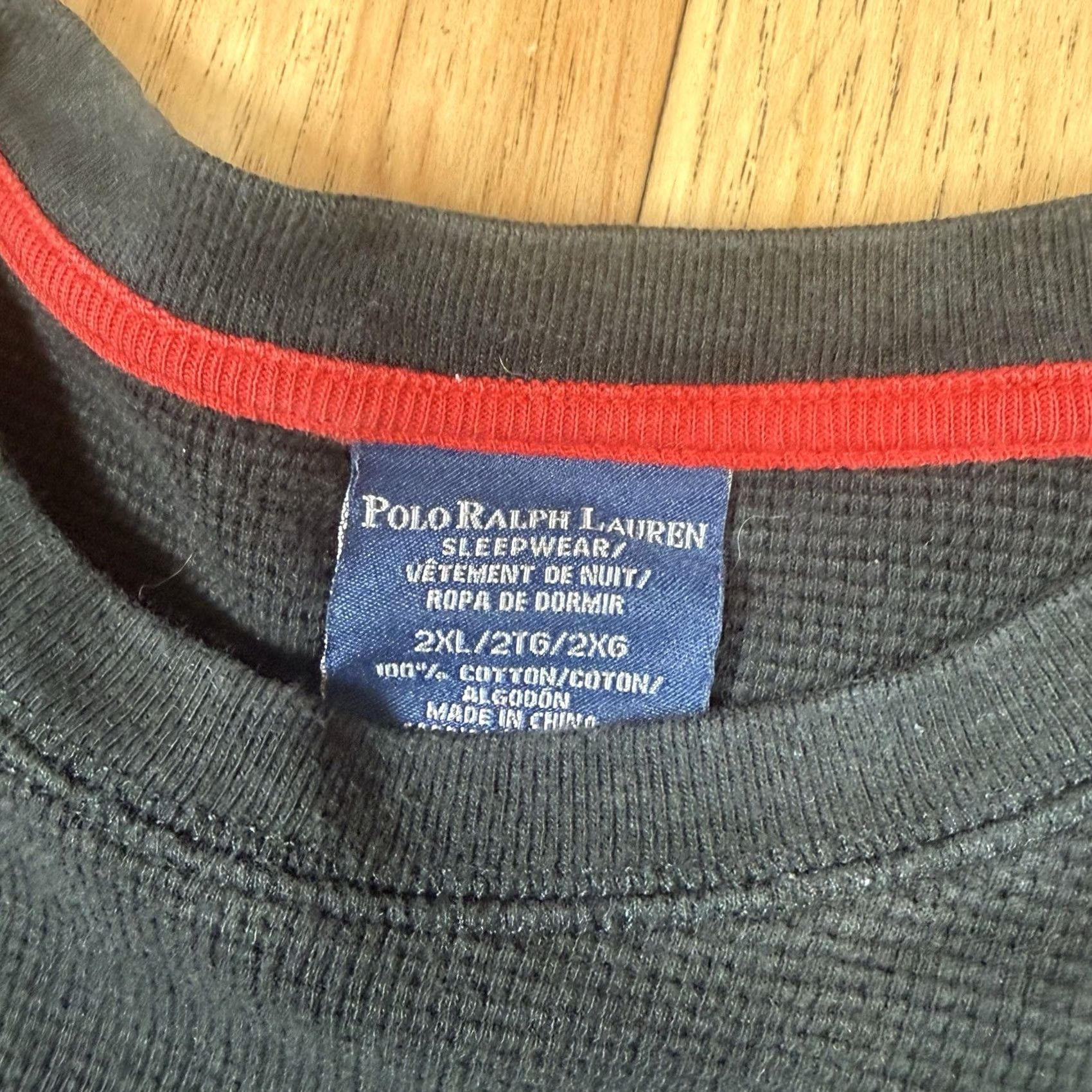 Polo Ralph Lauren VINTAGE Polo Ralph Lauren Sleepwear Flannel Shirt Mens 2XL Black Shirt Mens 2XL Black Size US XXL / EU 58 / 5 - 3 Thumbnail