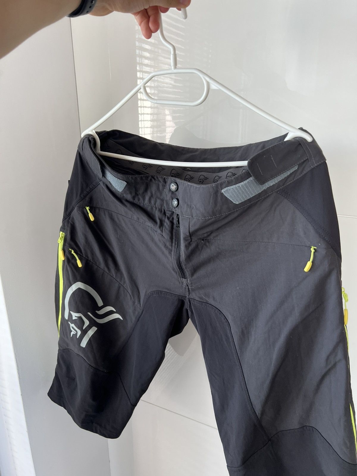 Norrona Norrona Fjora Big Logo Gorpcore Phantom - Caviar Shorts Size US 34 / EU 50 - 7 Thumbnail
