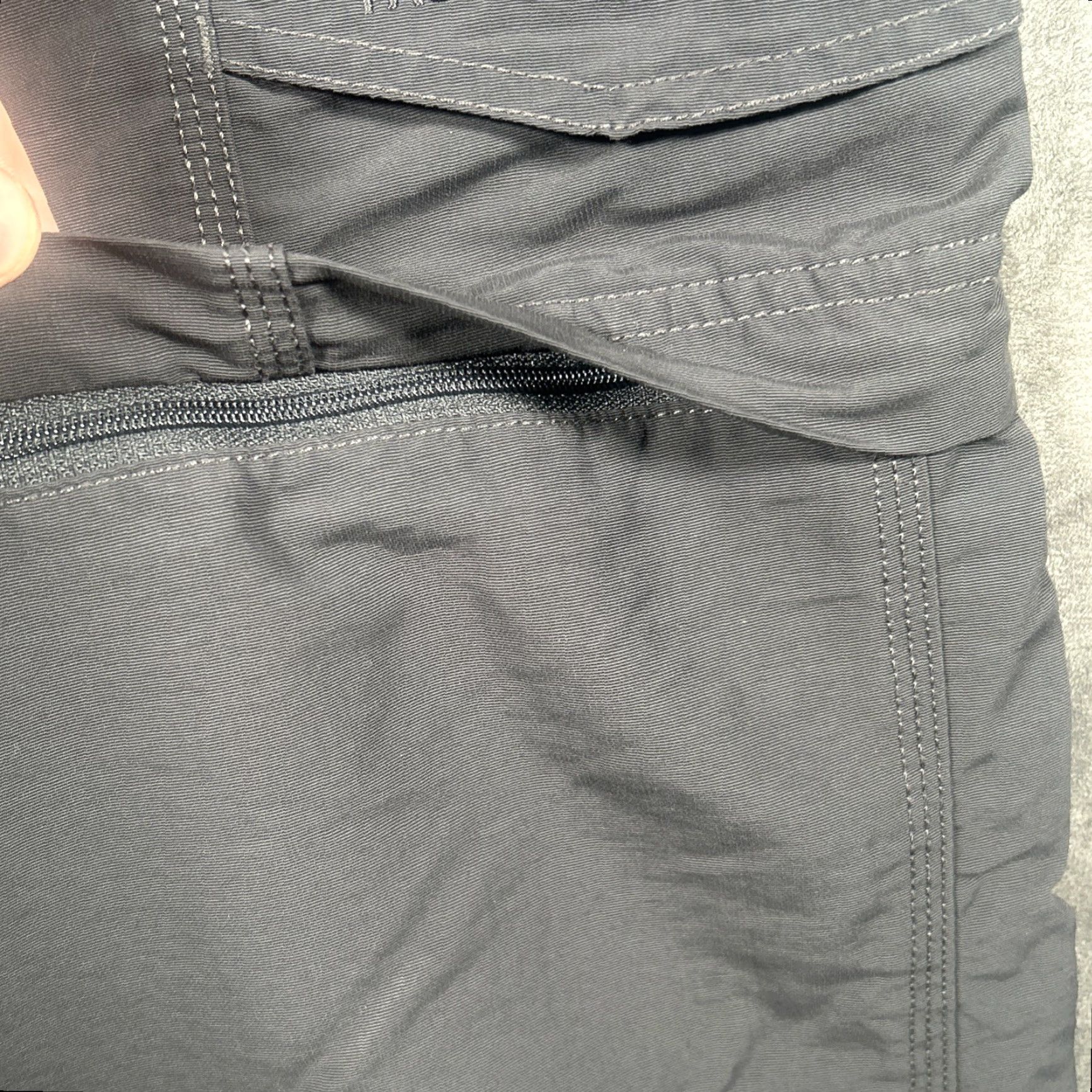The North Face The North Face Paramount Convertible Pants Shorts Gray Mens XL 41x32 Cargo Straight Nylon Regular 41 in Gray Nature 90s? Size US 36 / EU 52 - 4 Thumbnail