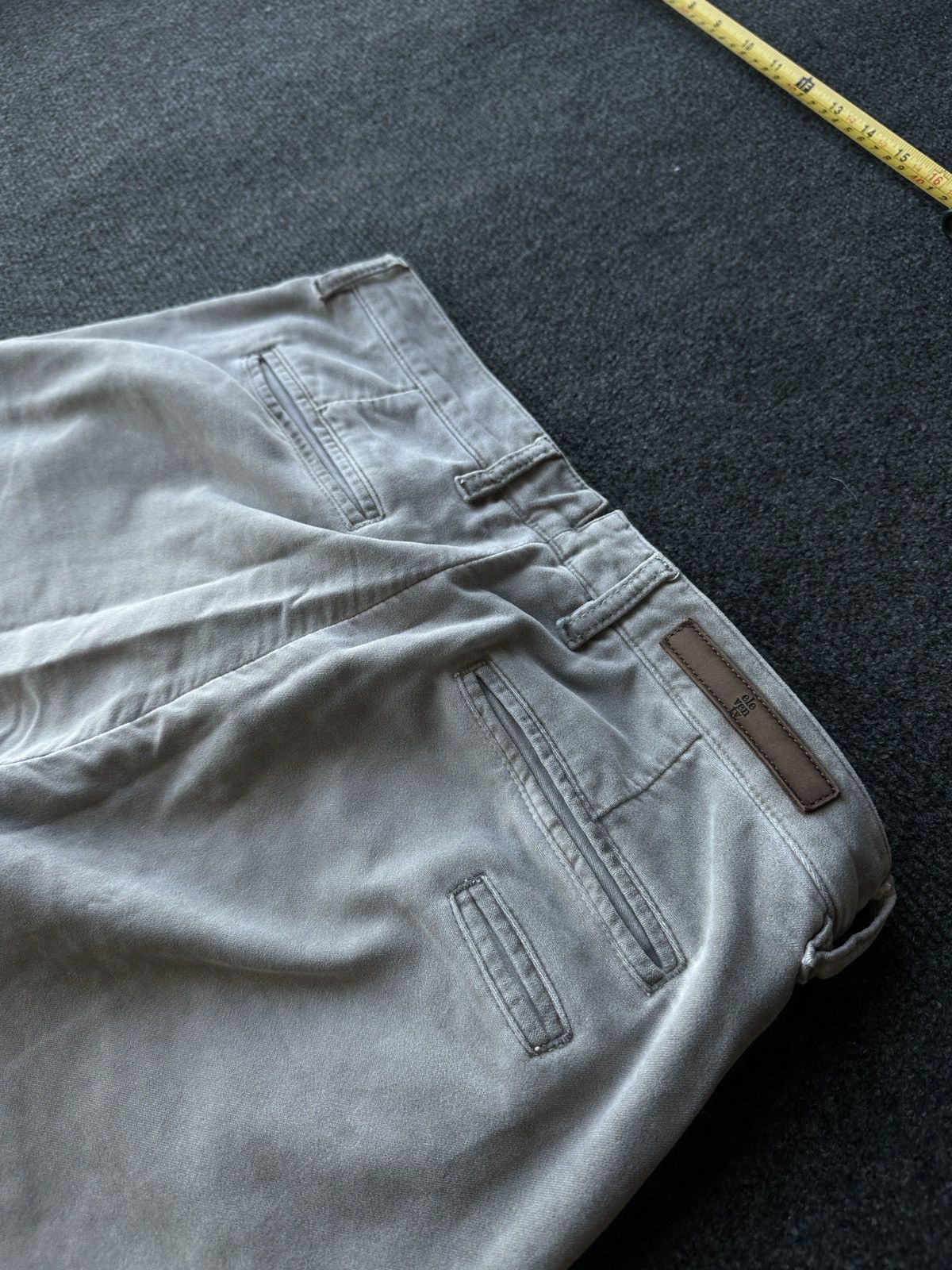 Eleventy 🚨 ELEVENTY GRAY MEN UNISEX PANTS SOFT LUXURY OLD MONEY Size US 29 - 14 Thumbnail