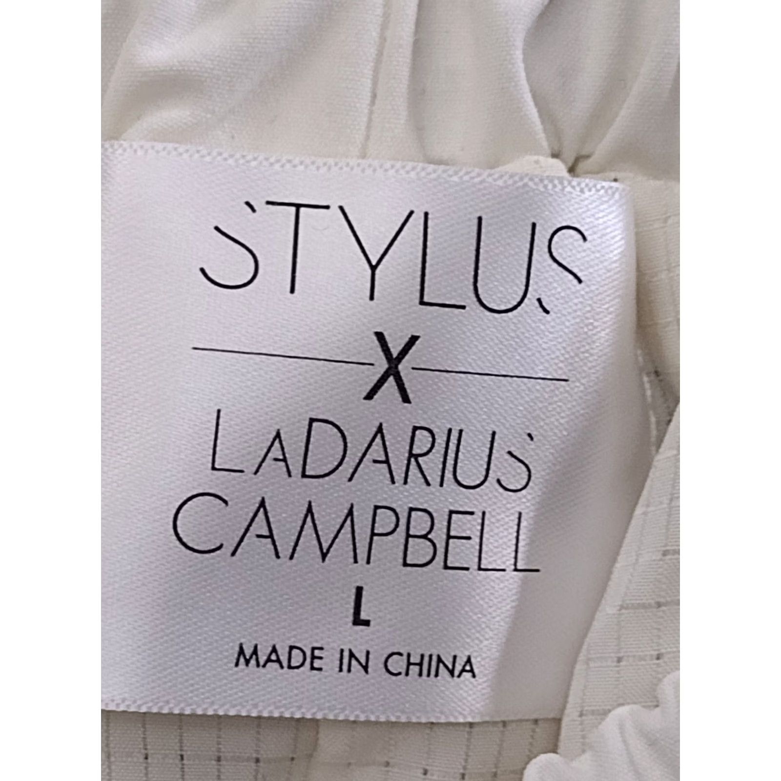 Vintage Stylus Ladarius Campbell Cargo Pants Men Adjustable Stretch Ivory Size L Size US 33 - 5 Thumbnail