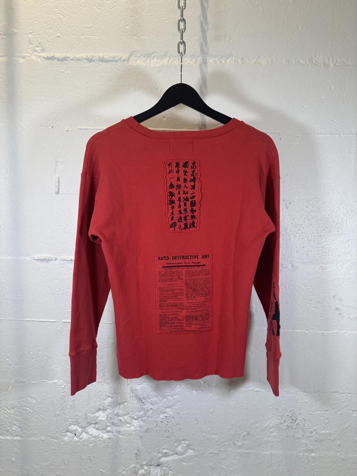 Enfants Riches Deprimes ERD ASSEMBLAGE LONGSLEEVE THERMAL RED Size US S / EU 44-46 / 1 - 2 Thumbnail