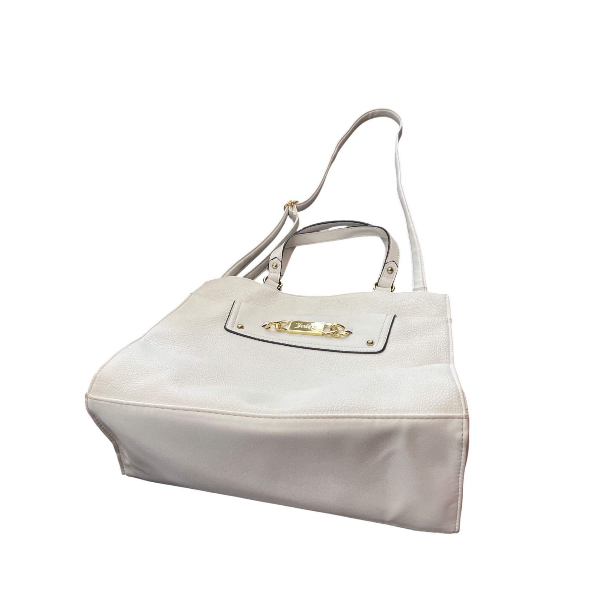 Juicy Couture Juicy Couture Womens White gold accents hand crossbody bag S Size ONE SIZE - 4 Thumbnail