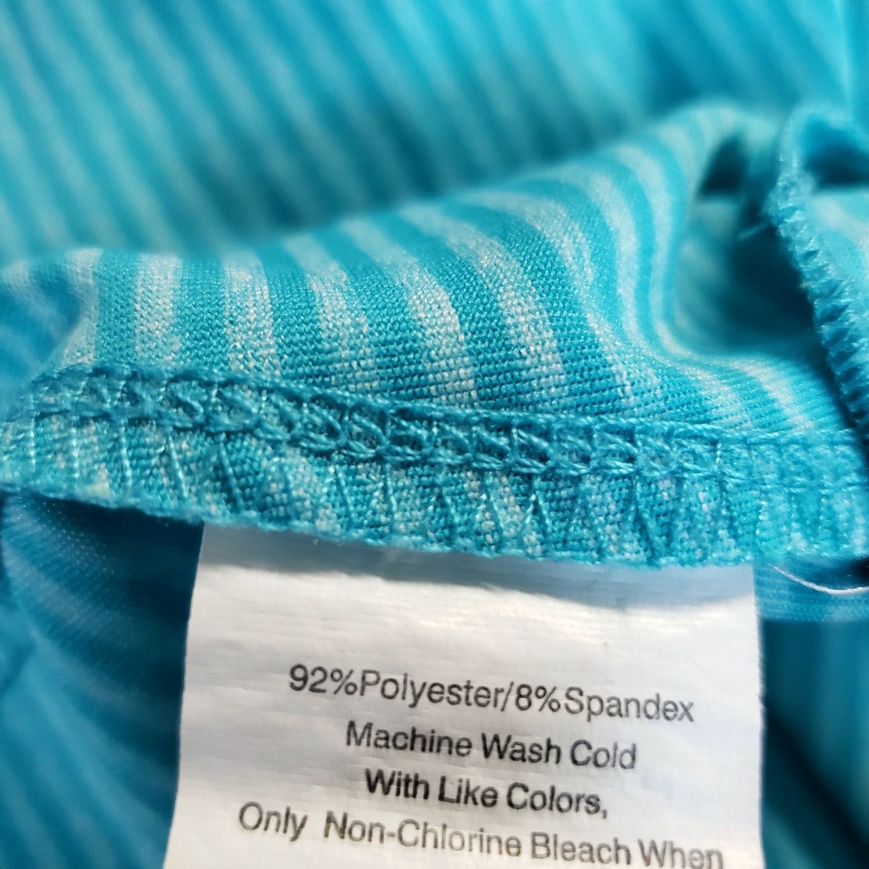 Vintage Tranquility Skirt Womens Small Blue Striped Pull On Size 28" / US 6 / IT 42 - 3 Thumbnail