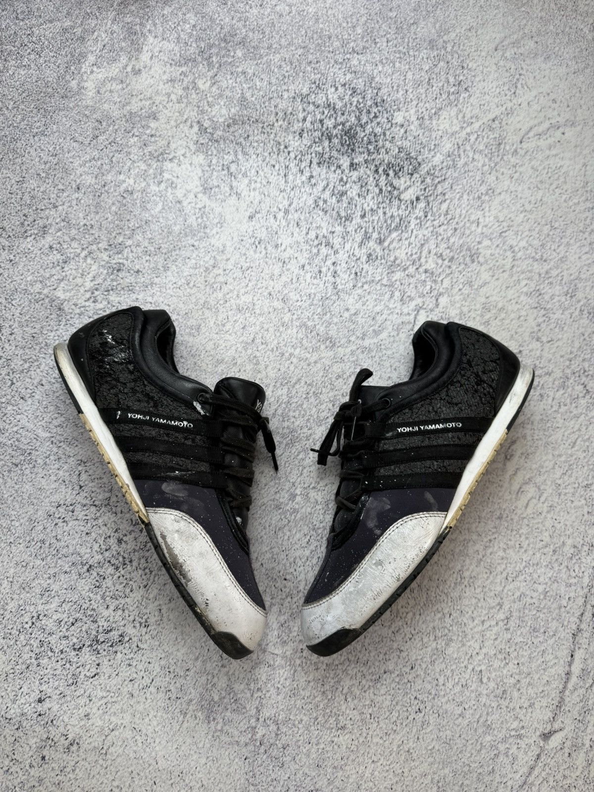 Yohji Yamamoto Yohji Yamamoto Y3 Adidas Distressed boxing trainers size 40 Size US 8 / EU 41 - 12 Thumbnail