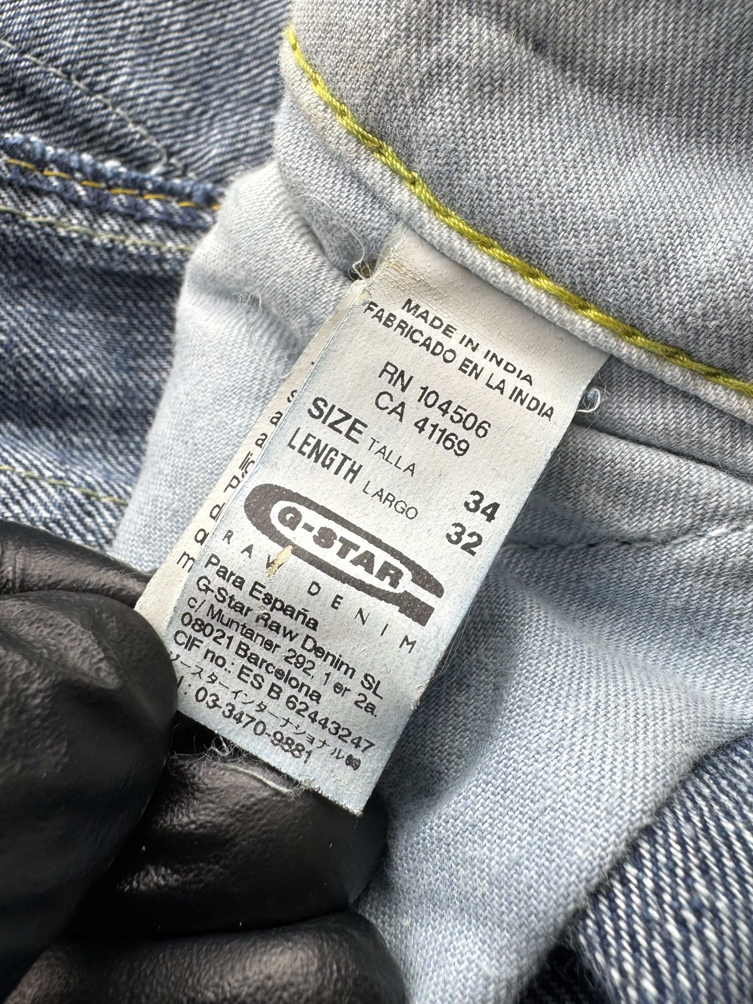 G-Star G-Star Raw Vintage Jeans (V91)(D10) Size US 34 / EU 50 - 6 Thumbnail