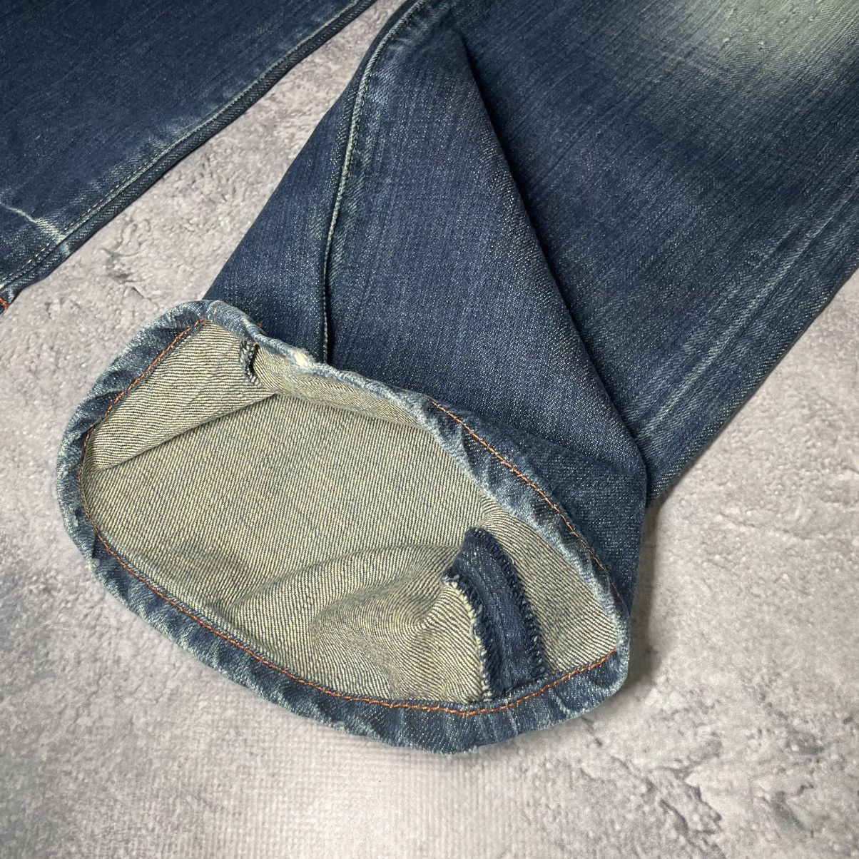 G-Star × If Six Was Nine × Japanese Brand Crazy Vintage G-star Faded Distressed Rare Jeans Size US 33 - 8 Thumbnail