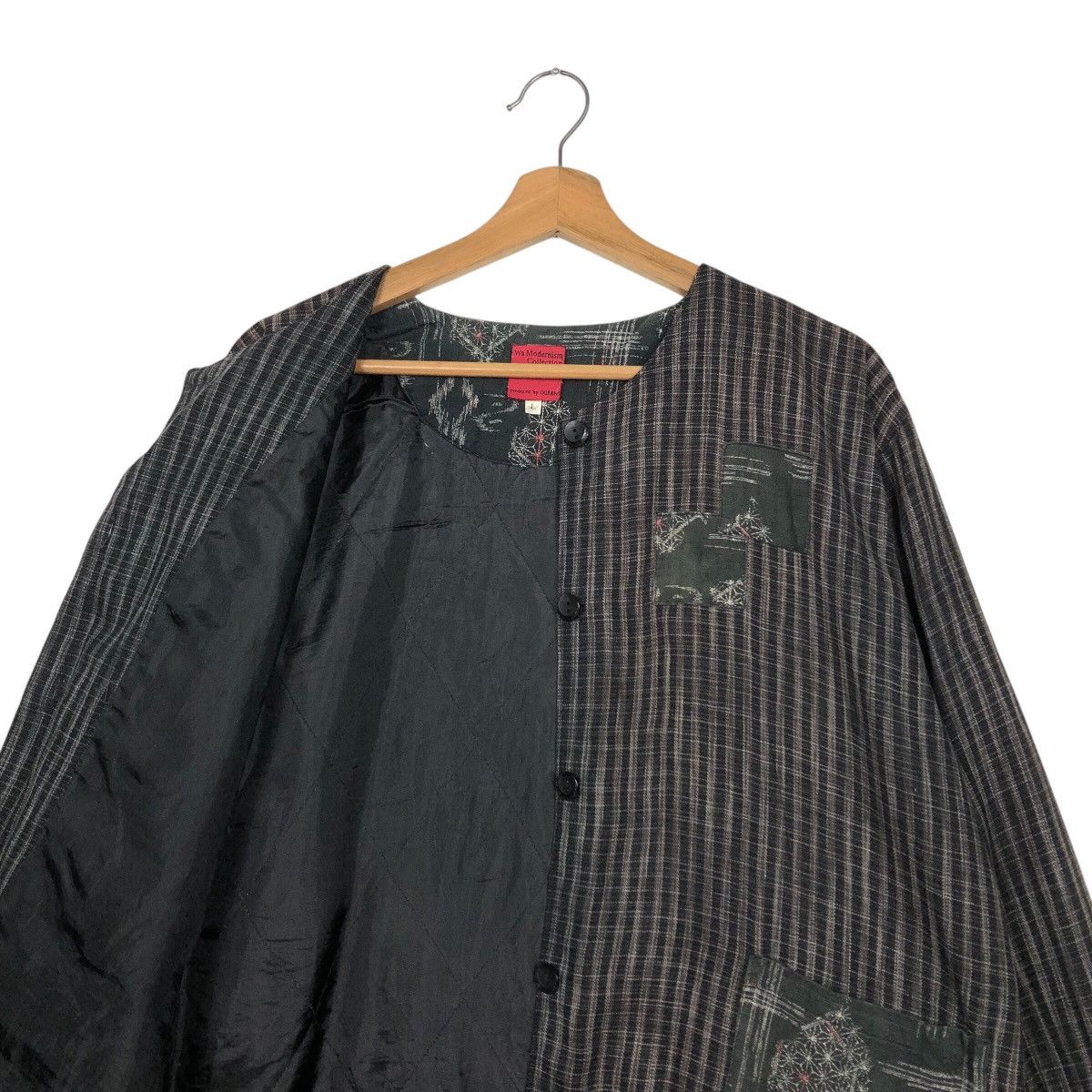 Japanese Brand Vintage Hickory Chore Design Long Sleeve Ogran Issey Miyake Size US L / EU 52-54 / 3 - 13 Thumbnail