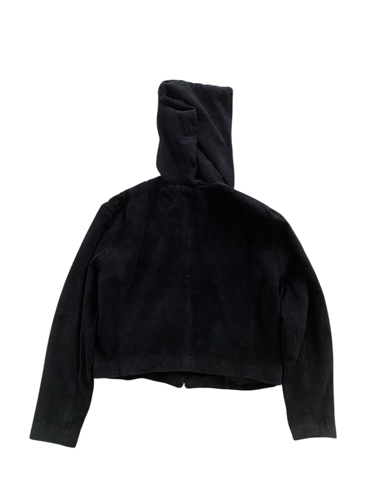 Issey Miyake × Vintage Vintage Issey Miyake crooped Hoodie zipper punk designer Size US M / EU 48-50 / 2 - 6 Thumbnail