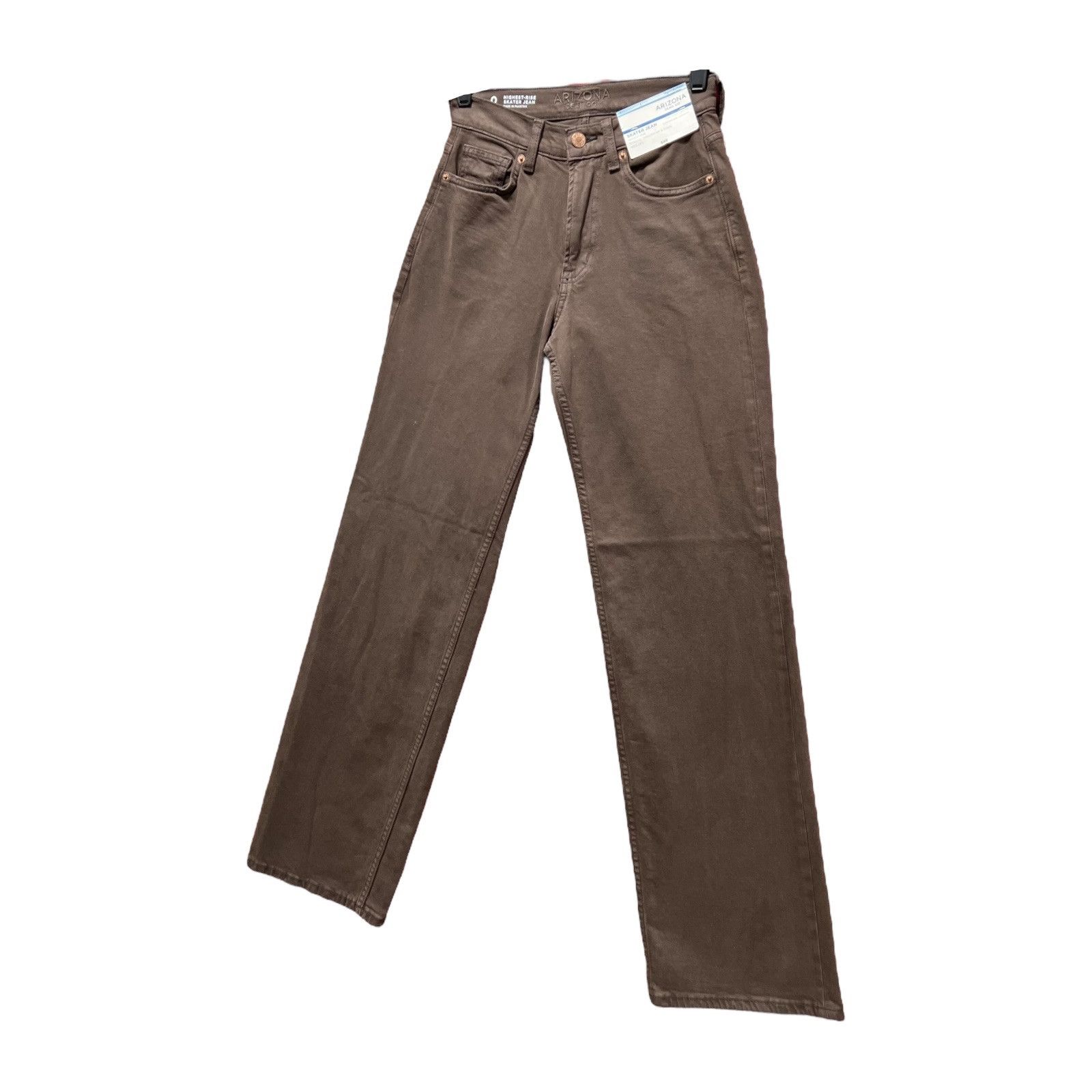 Arizona Jean Co. Arizona - Women's High-Rise Slouchy Skater Jeans Loose T Size 25" / US 0 / IT 36 - 12 Thumbnail