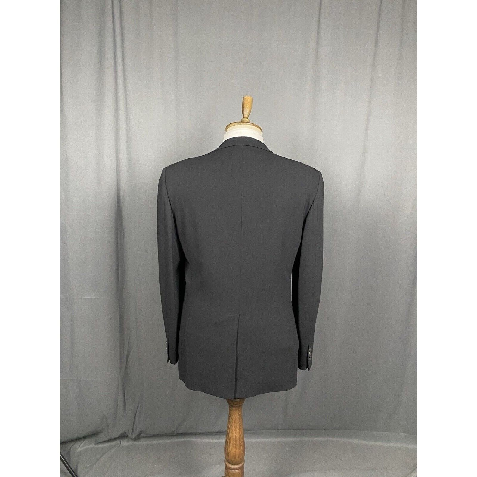 Gucci Gucci Men's Black Wool Blazer Sportcoat Jacket Size 50 Size 50R - 8 Thumbnail