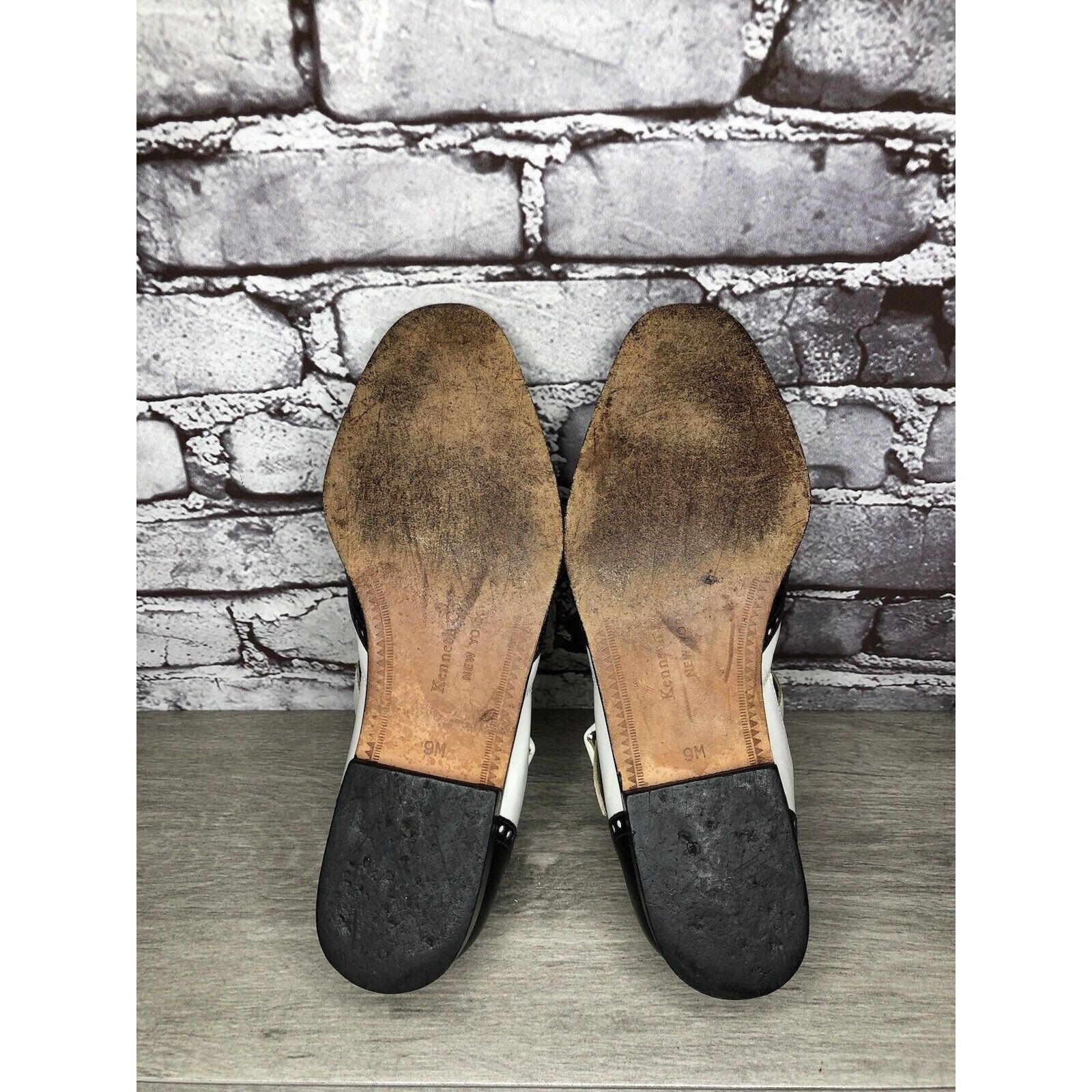 Kenneth Cole Kenneth Cole New York Black White Leather Kiltie Flats Shoes Size US 9 / IT 39 - 17 Thumbnail