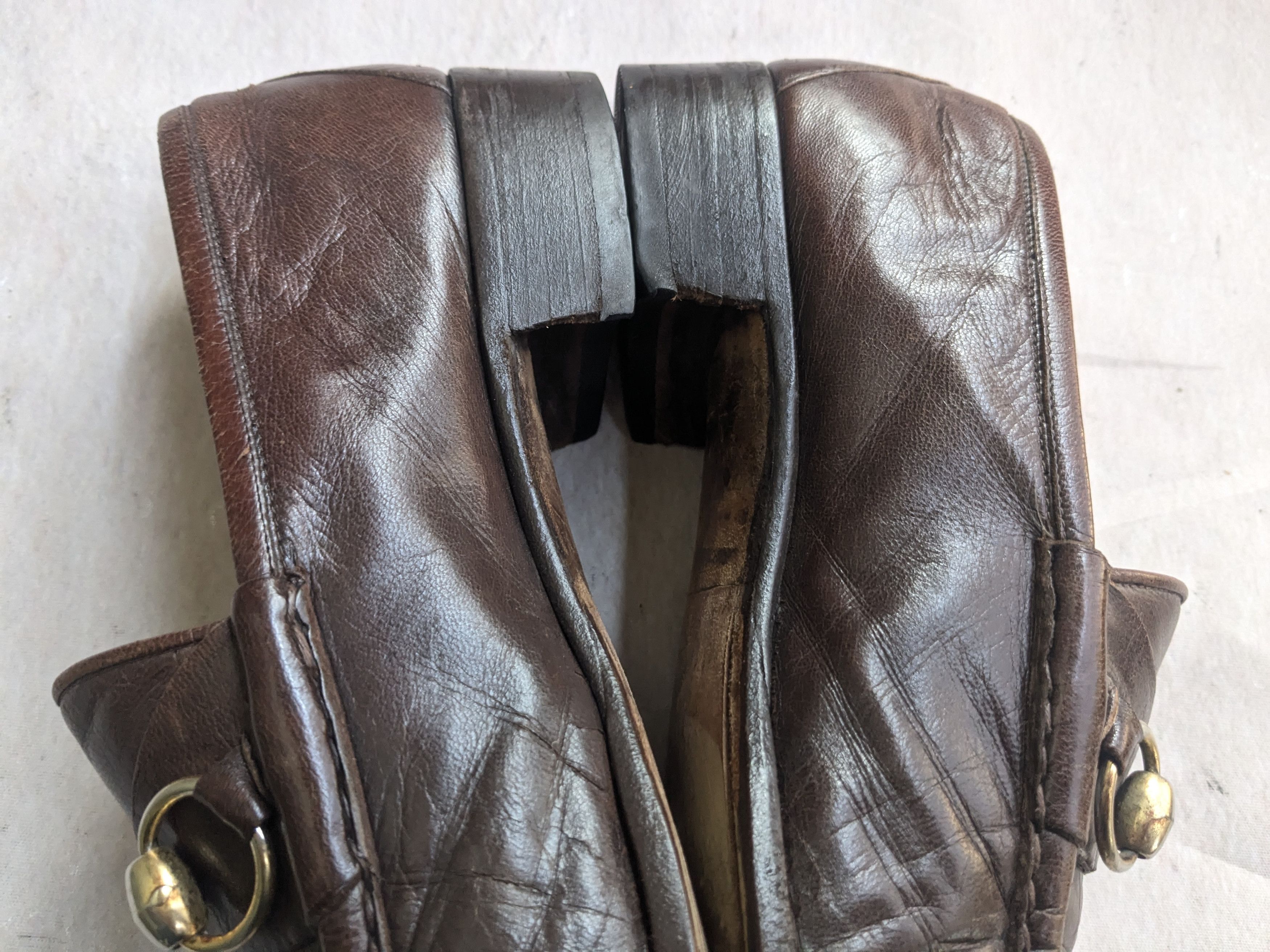 Gucci Vintage Gucci Horsebit Loafers Dark Brown Leather 8 Size US 8 / EU 41 - 9 Thumbnail