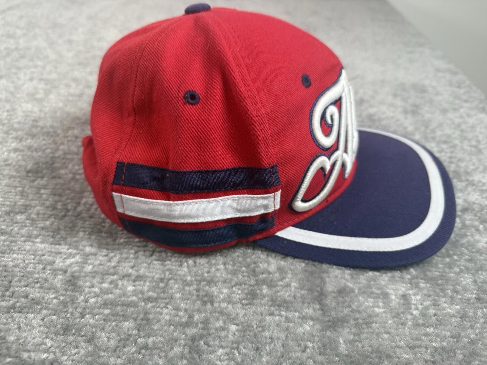 Other 70 Seven ATLANTA Snapback Hat RED WHITE & BLUE 3 Stripes Size ONE SIZE - 5 Thumbnail