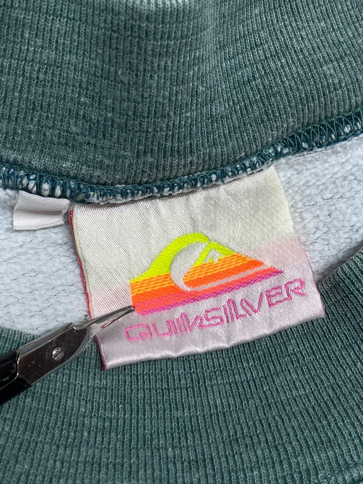 Quiksilver Vintage 90s Quiksilver Crewneck Sweatshirt Spellout Surf Size US L / EU 52-54 / 3 - 13 Thumbnail