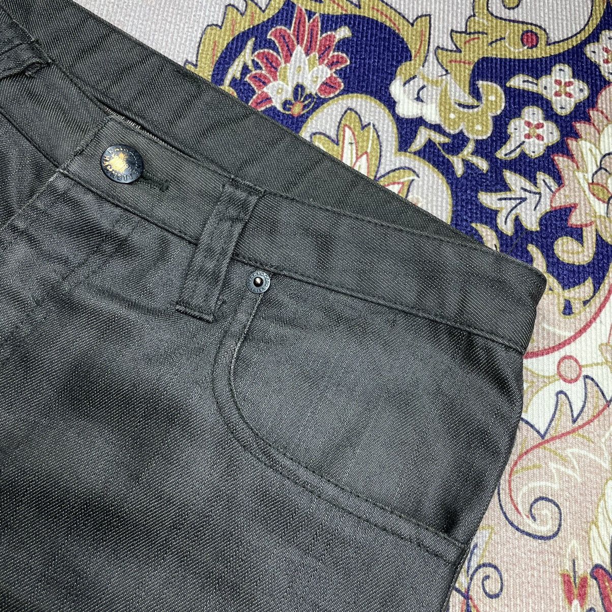 Katharine Hamnett London A20 Katharine Hamnett London Dark Brown Coated Jeans Size US 30 / EU 46 - 8 Thumbnail