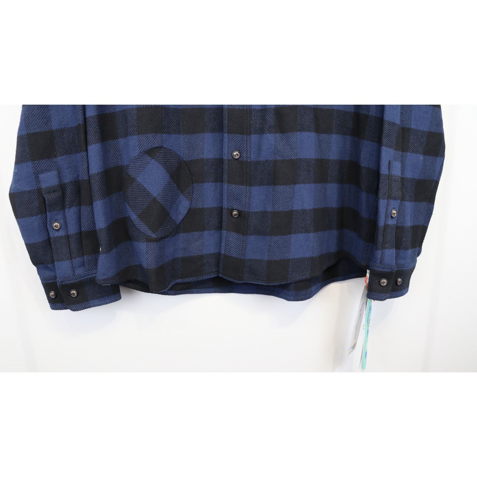 Off-White o1rshd1 Special Flannel Shirt in Black/Blue Size US M / EU 48-50 / 2 - 9 Thumbnail