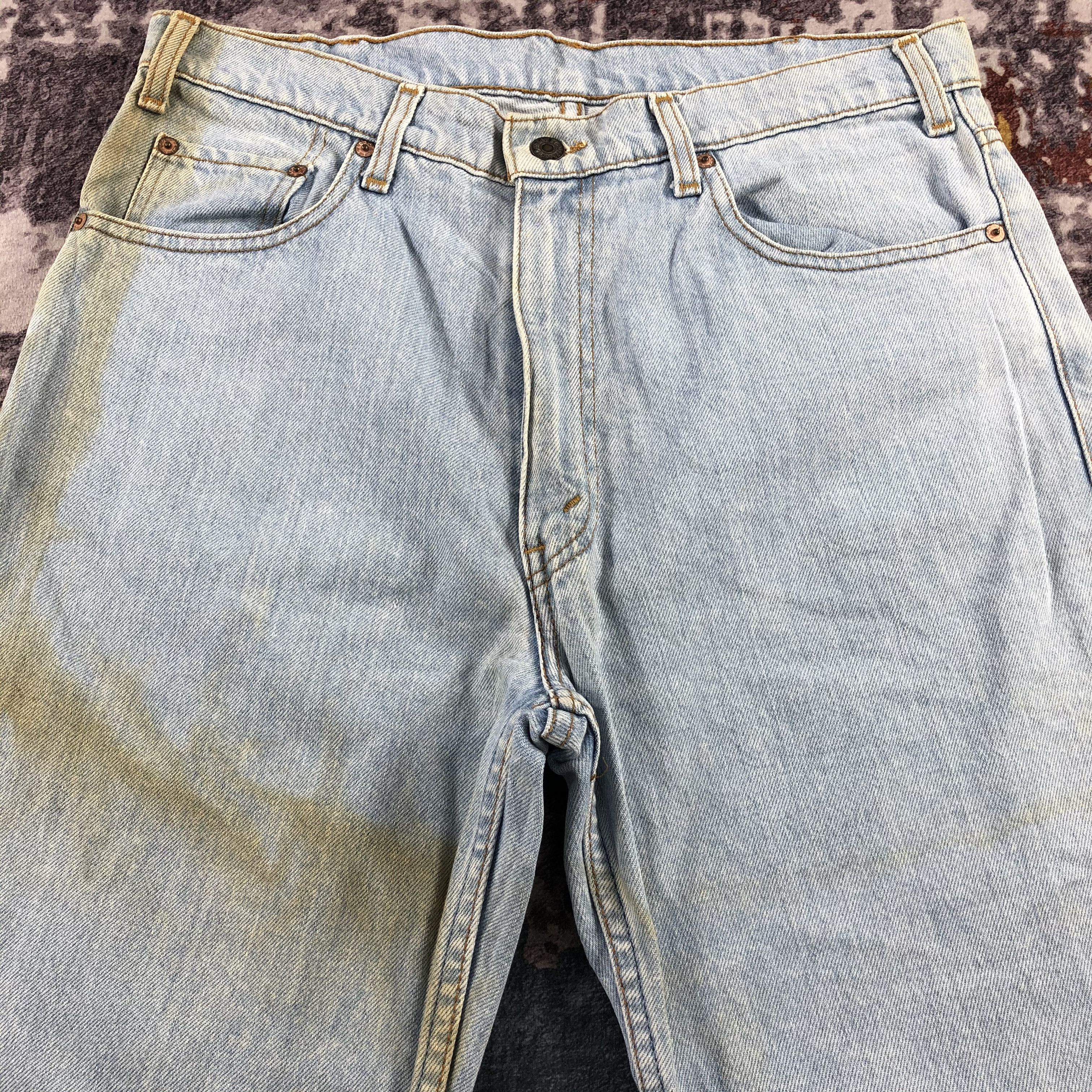 Levi's × Vintage Vintage 90s Light Wash Levis Jeans-JM2724 Size US 35 - 3 Thumbnail