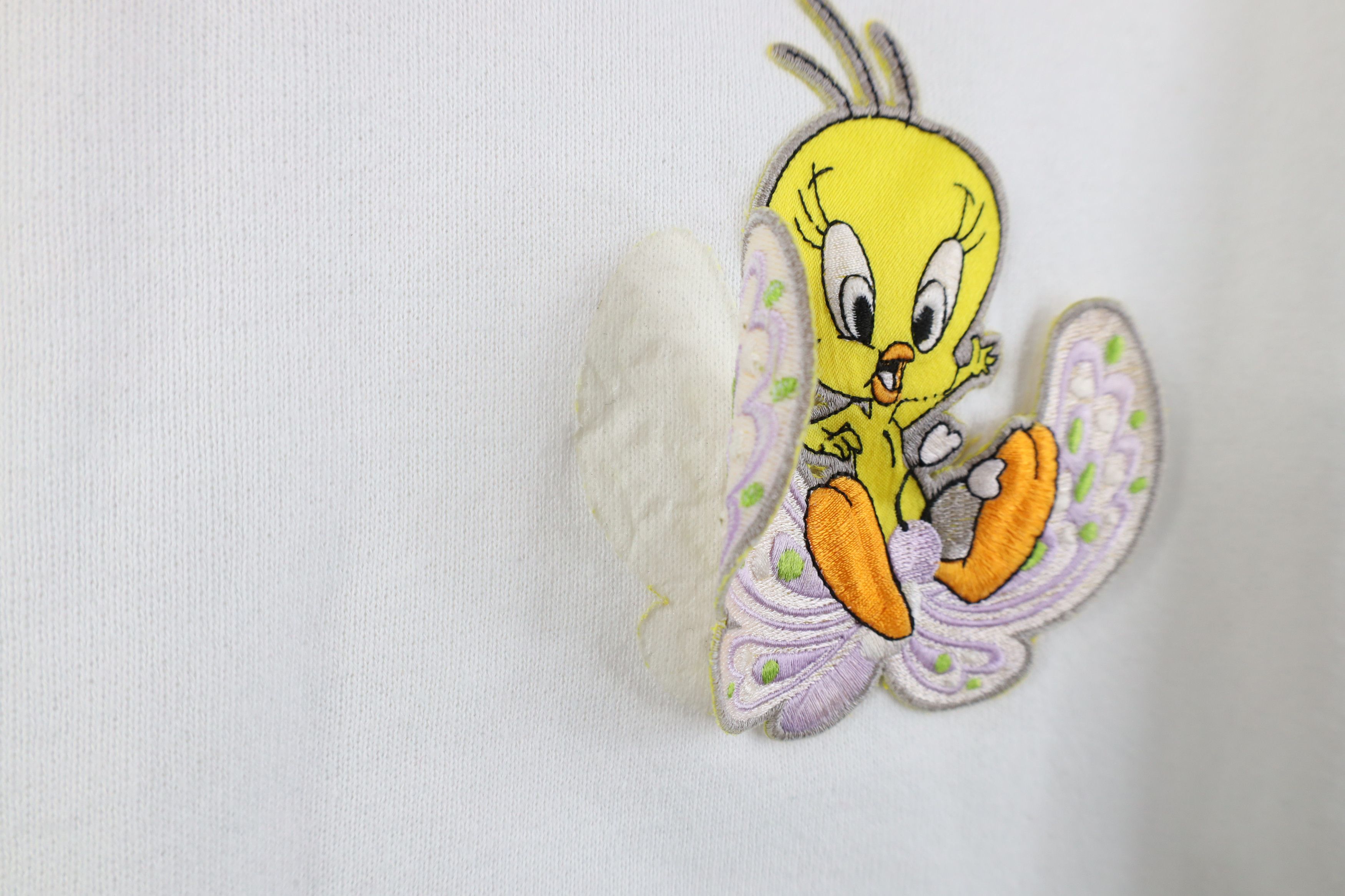 Vintage Vintage 90s Looney Tunes Butterfly Tweety Bird Sweatshirt Size XXL / US 16-18 / IT 52-54 - 5 Thumbnail
