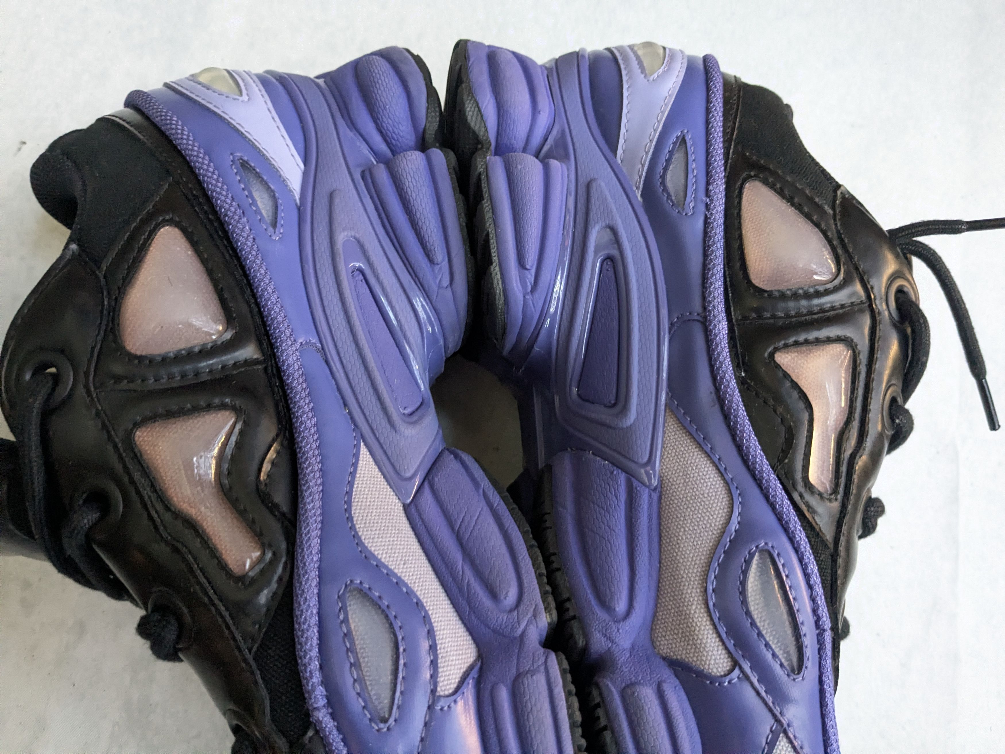 Adidas × Raf Simons Adidas Raf Simons Ozweego 3 Purple Black 10 B22539 Size US 10 / EU 43 - 13 Thumbnail