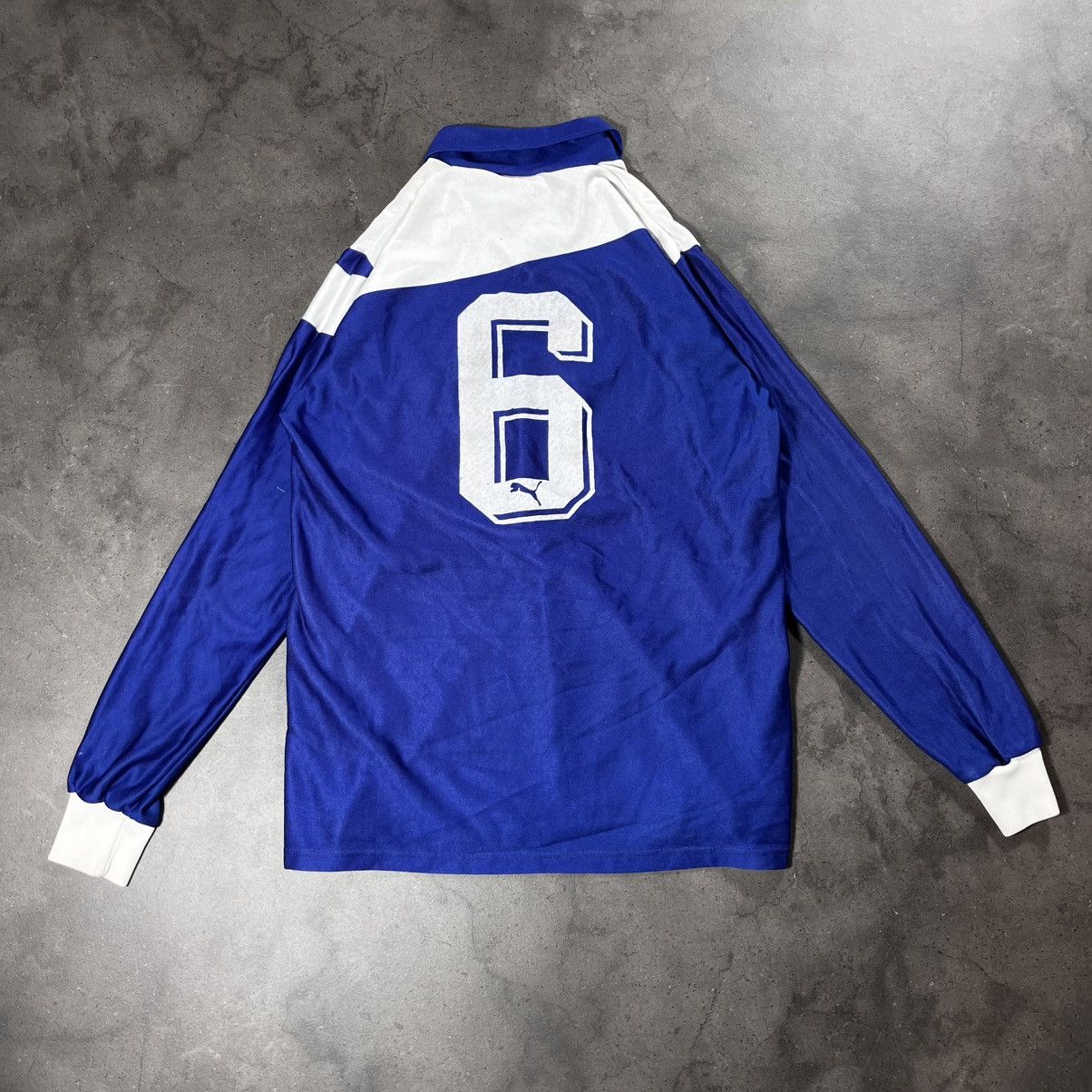 Puma Vintage 90s Puma Retro Longsleeve Blokecore Template Jersey Size US L / EU 52-54 / 3 - 2 Thumbnail