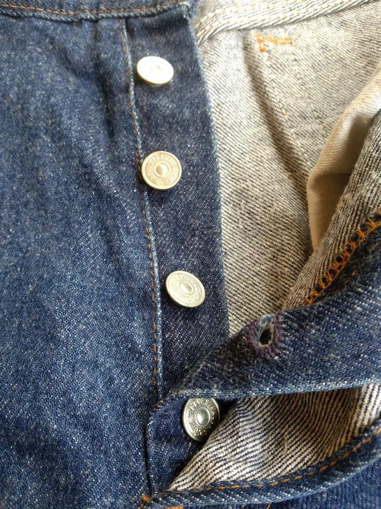 Levi's × Vintage 80s Vintage Levis 501 Made In USA 31x28 Size US 31 - 7 Thumbnail