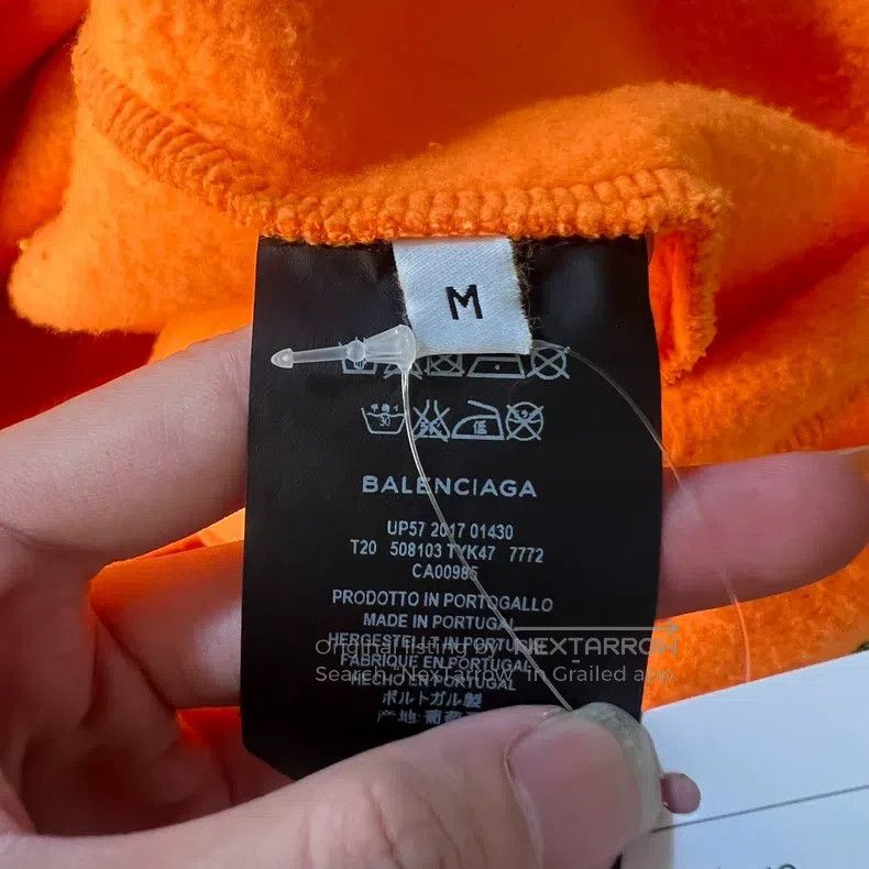 Balenciaga Balenciaga Hooded Sweatshirt Size US M / EU 48-50 / 2 - 3 Thumbnail