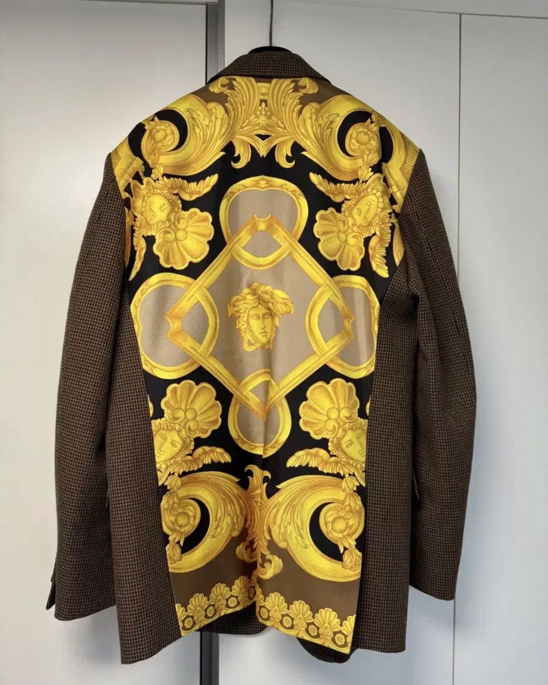 Versace Versace Barroco 660 Silk Insert Blazer Jacket Size US M / EU 48-50 / 2 - 4 Thumbnail