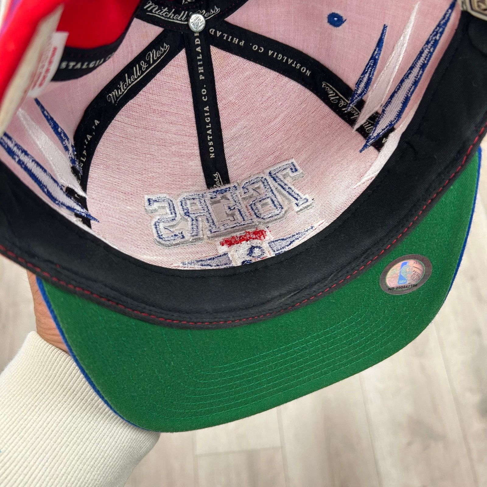 Mitchell & Ness Mitchell & Ness Philadelphia 76ers Hardwood snapback hat cap Size ONE SIZE - 5 Thumbnail