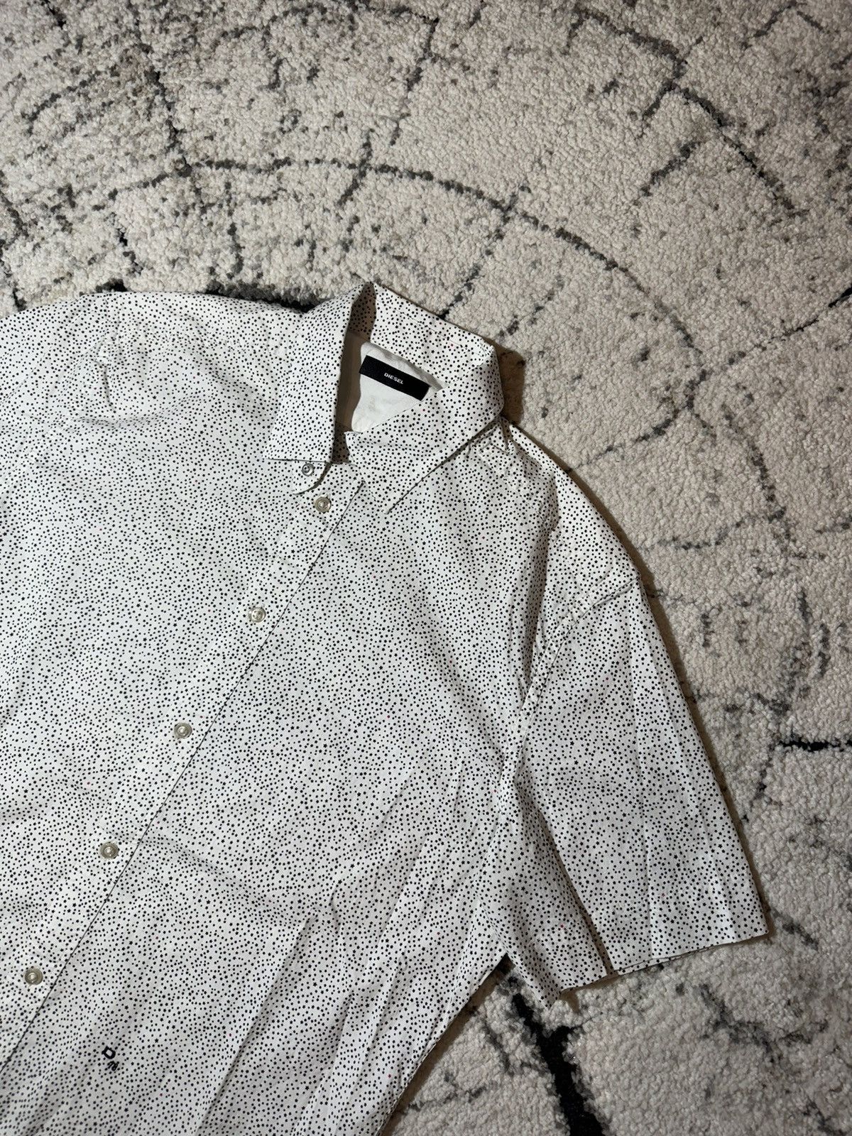 Diesel × Vintage Diesel Star Printer Shortsleeve Shirt Vintage XL size Size US XL / EU 56 / 4 - 2 Thumbnail