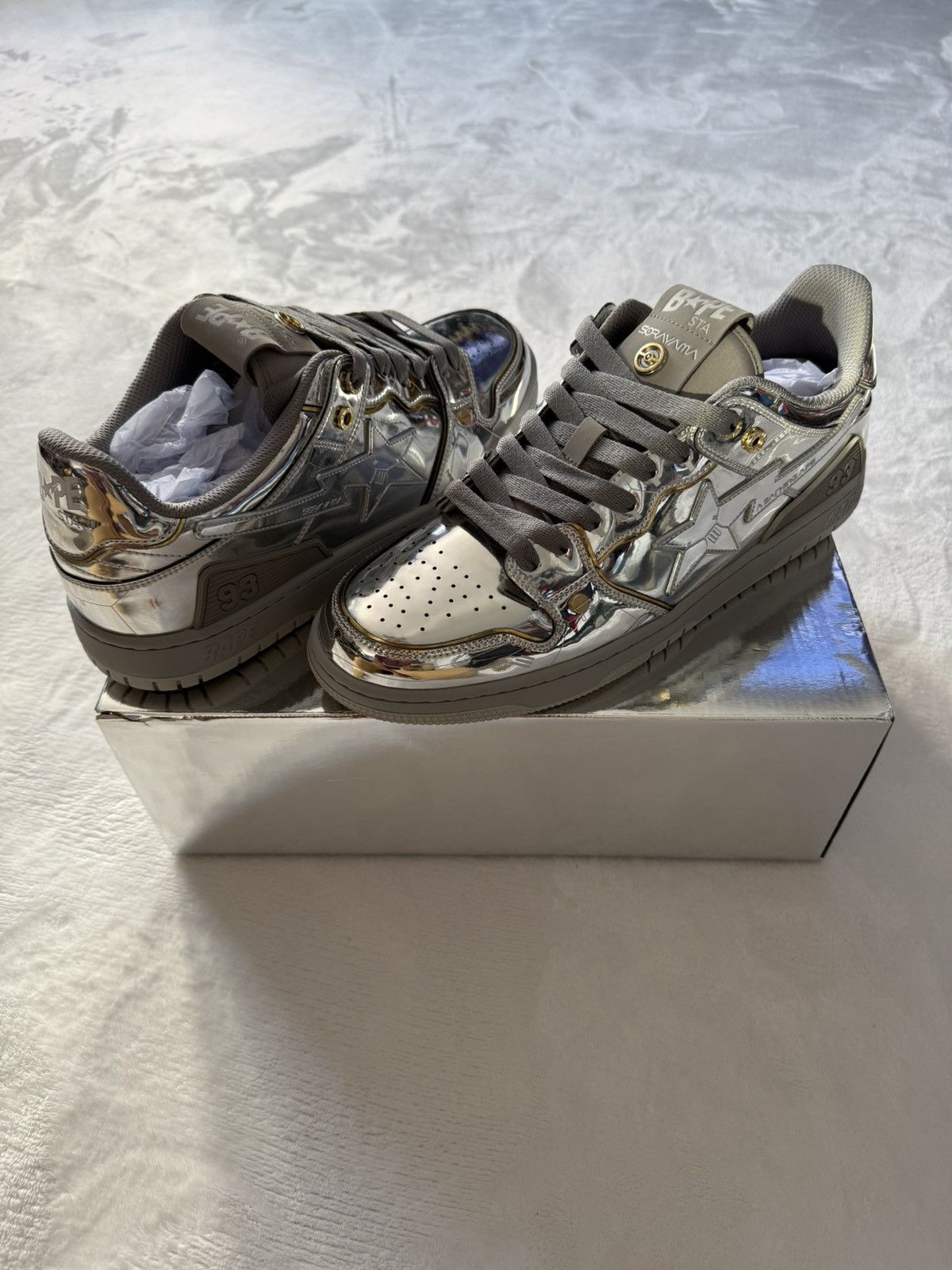 Bape BAPE x HAJIME SORAYAMA SK8 STA Size US 12 / EU 45 - 1 Thumbnail