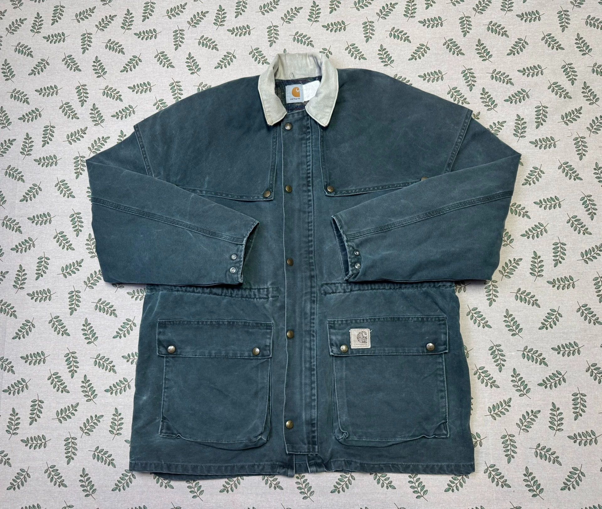 Carhartt Carhartt CB5043 L 1996 HTG Hunting Green Coat Size US L / EU 52-54 / 3 - 1 Thumbnail
