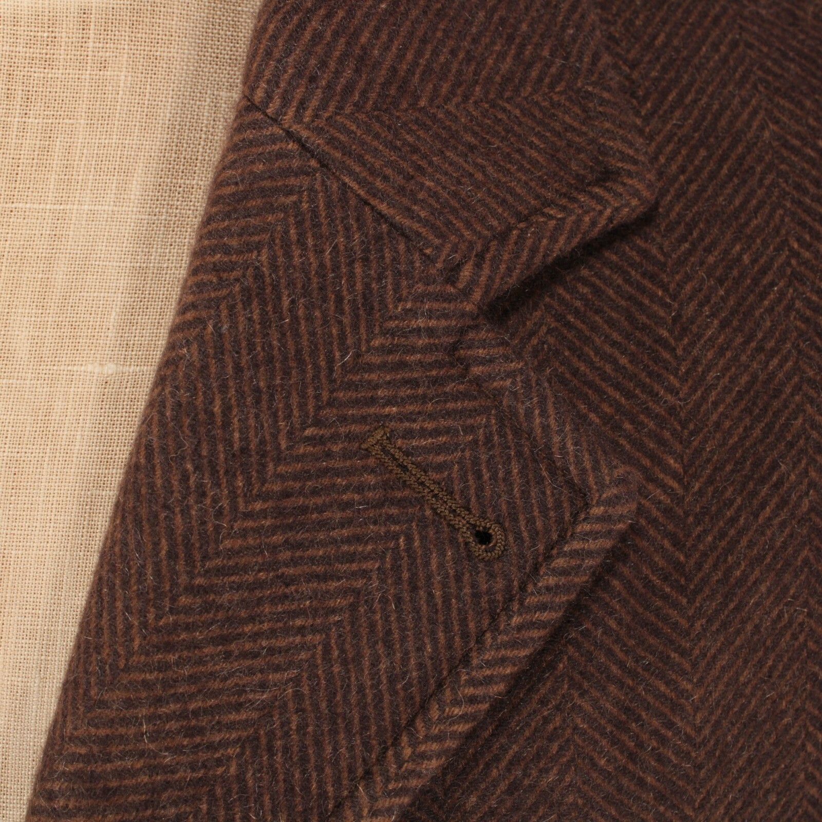 Luciano Barbera Luciano Barbera Jacket Size M US In Brown Cashmere Size US M / EU 48-50 / 2 - 2 Thumbnail