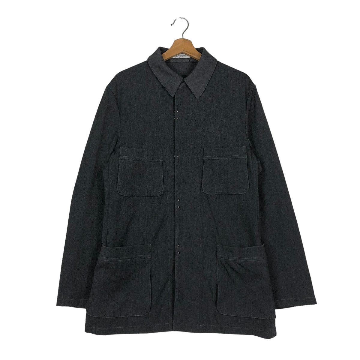 Emporio Armani 🔥VINTAGE CHORE JACKET EMPORIO ARMANI MADE IN ITALY Size US M / EU 48-50 / 2 - 3 Thumbnail