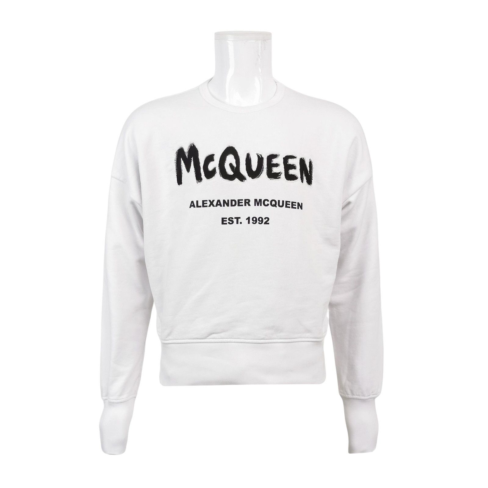 Alexander McQueen Alexander McQueen Logo Print Sweatshirt S Size US S / EU 44-46 / 1 - 1 Thumbnail