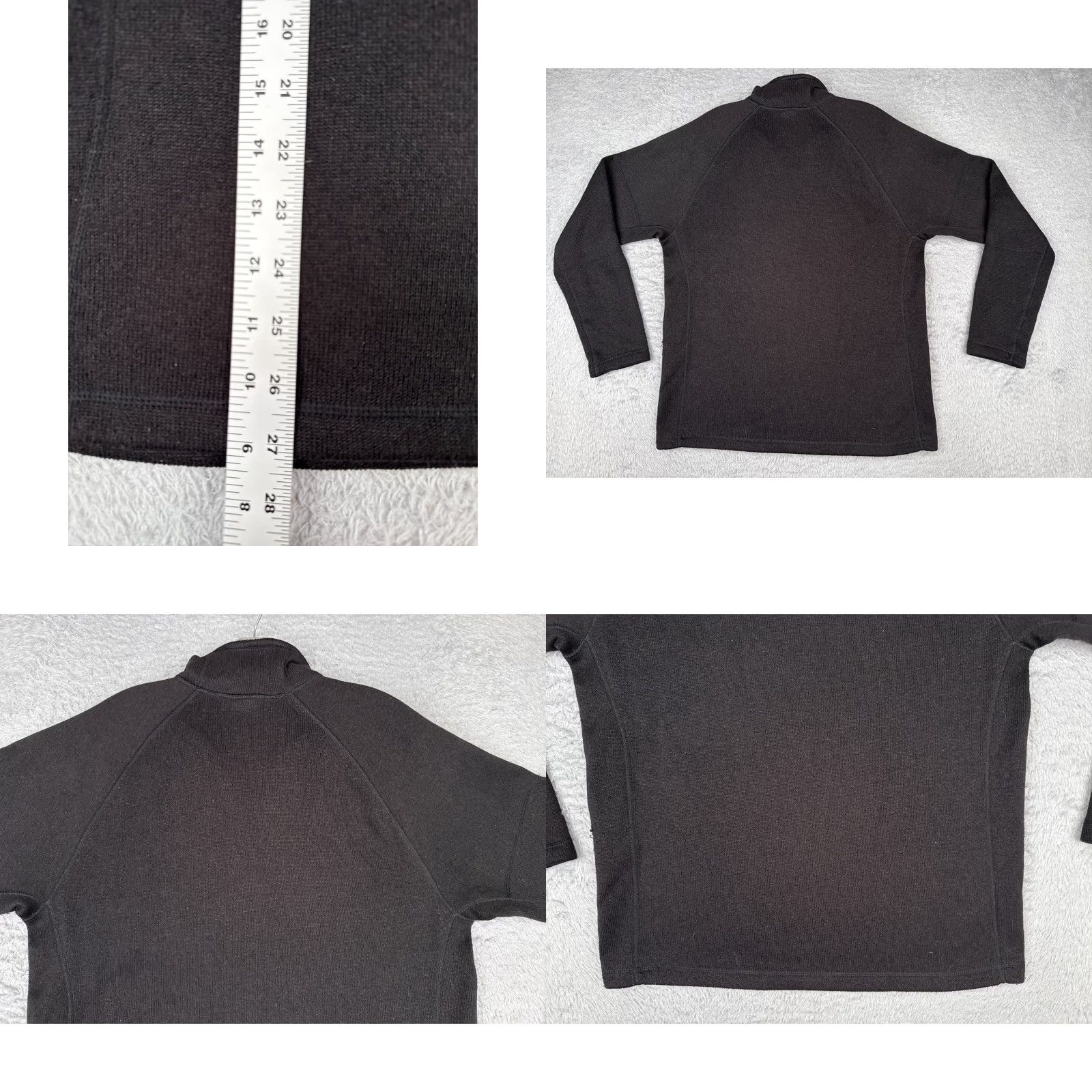 The North Face The North Face Sweater Medium Black Knit 1/4 Zip Polyester Pullover Shell Mens Size US M / EU 48-50 / 2 - 9 Thumbnail