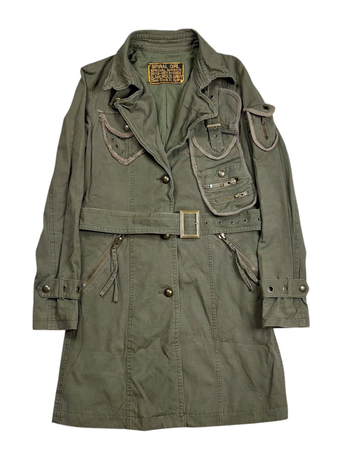 Le Grande Bleu (L.G.B.) 2003 Spiral Girl - Apocalypse Style Army Jacket Size US M / EU 48-50 / 2 - 1 Thumbnail