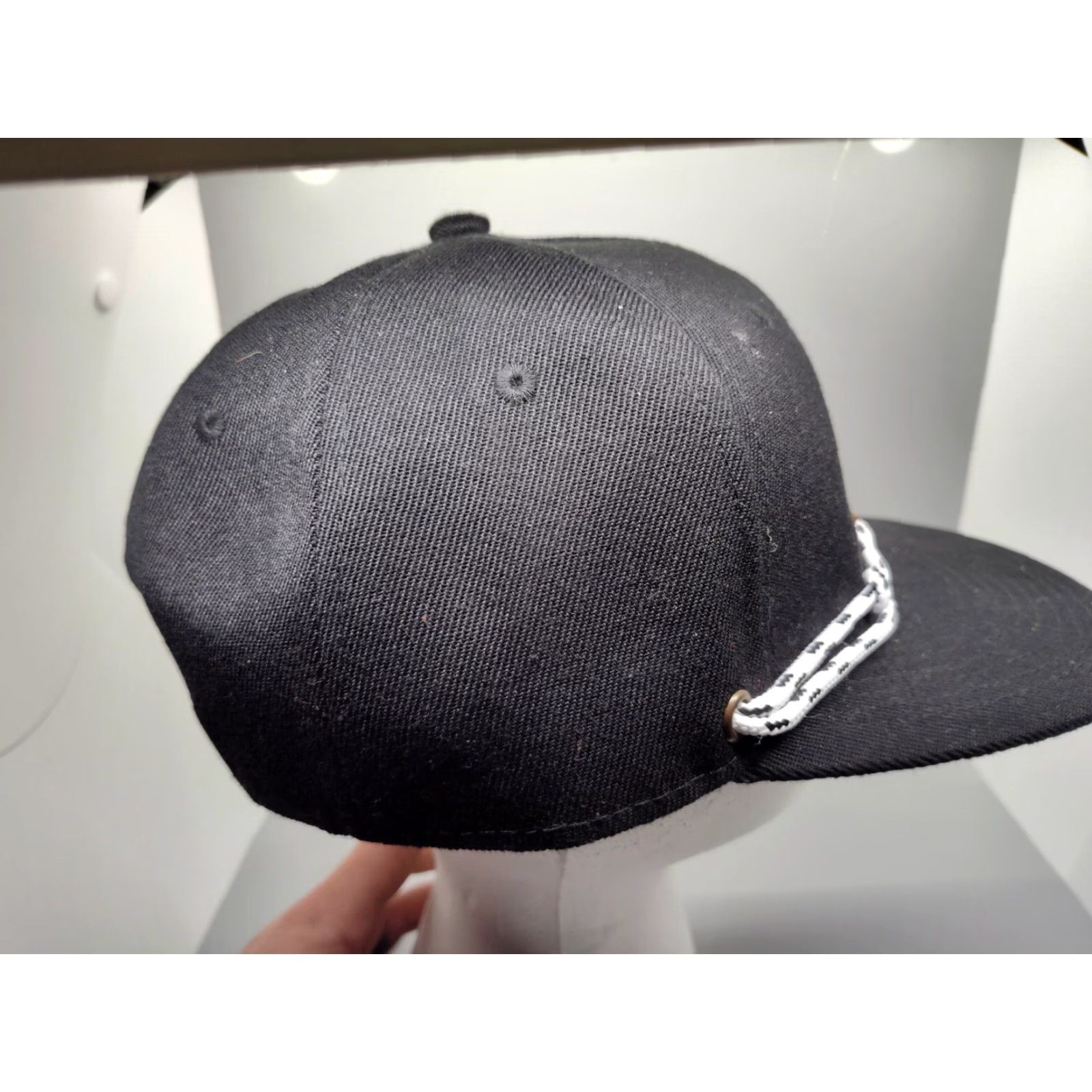 Logo 7 FINDLAY Black Snapback Hat Skeleton Hands Logo One Size Mens Size ONE SIZE - 5 Thumbnail
