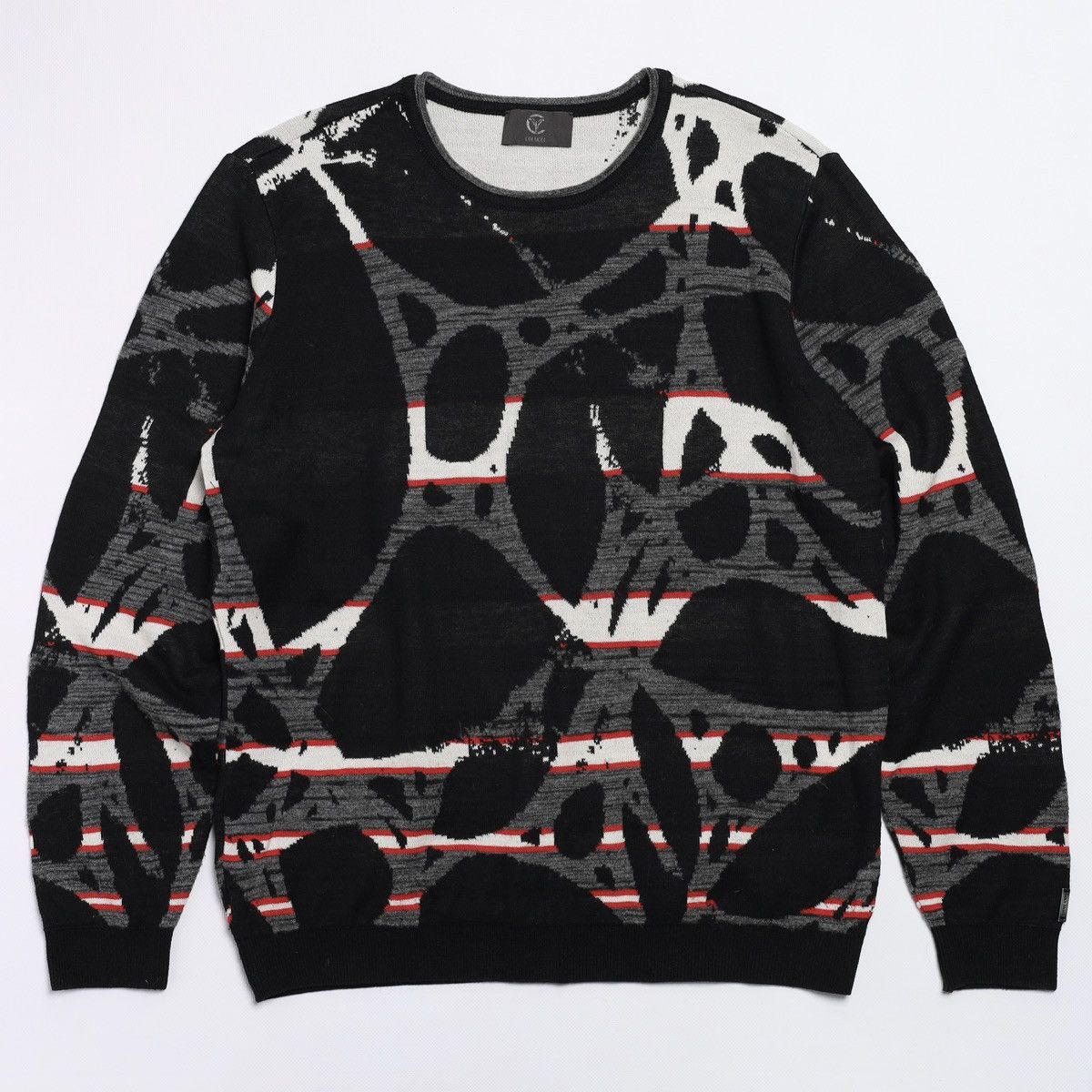 Carlo Colucci Carlo Colucci Sweater Multicolor Coogi Black Printed Size US M / EU 48-50 / 2 - 1 Thumbnail