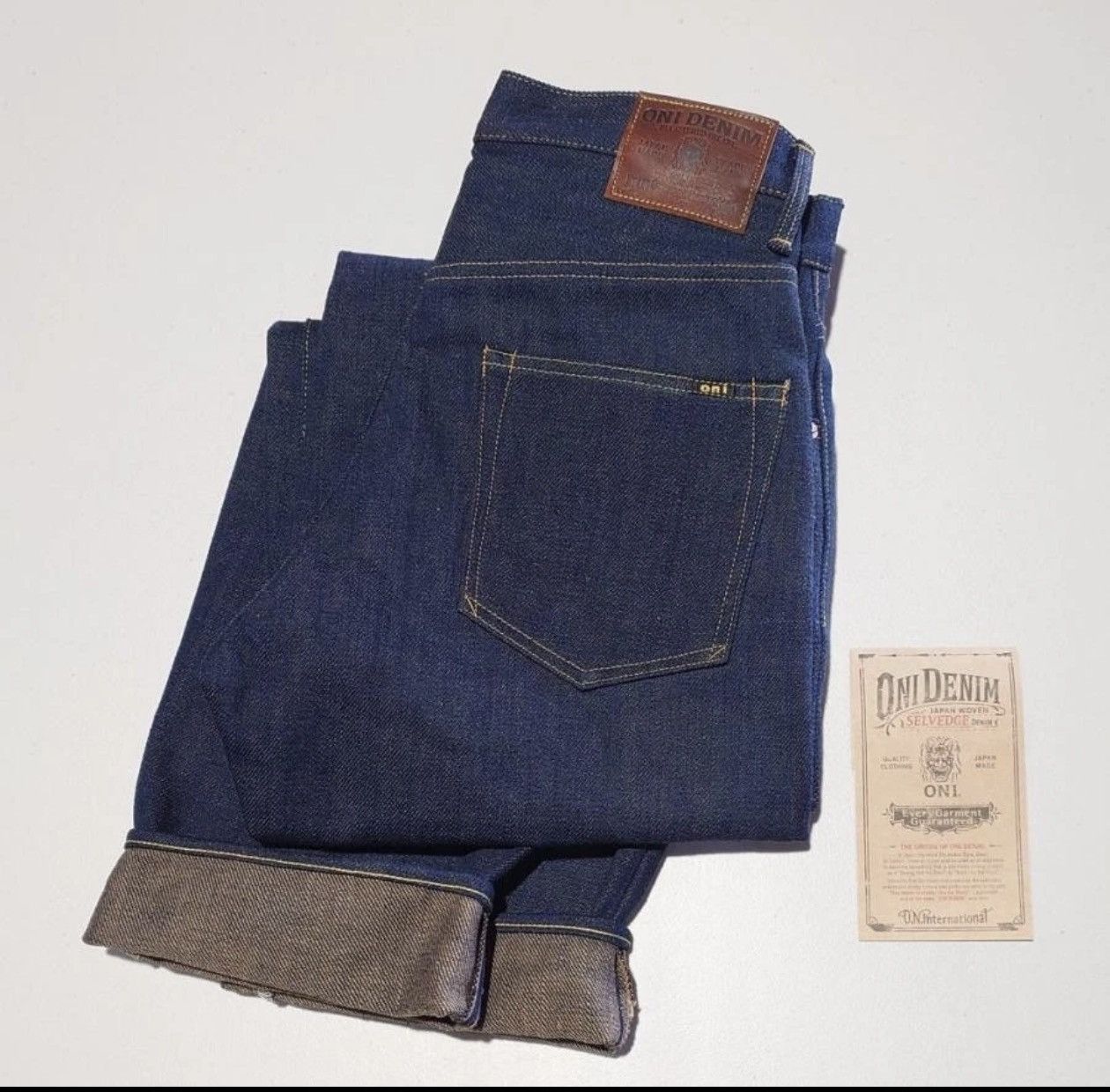 Oni Oni 822ZR-LBR 20oz Secret Denim Super Wide Tapered - 31, New Size US 31 - 1 Thumbnail