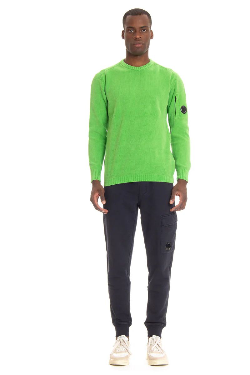 C.P. Company o1y1224 Crewneck Sweater in Green Size US S / EU 44-46 / 1 - 1 Thumbnail