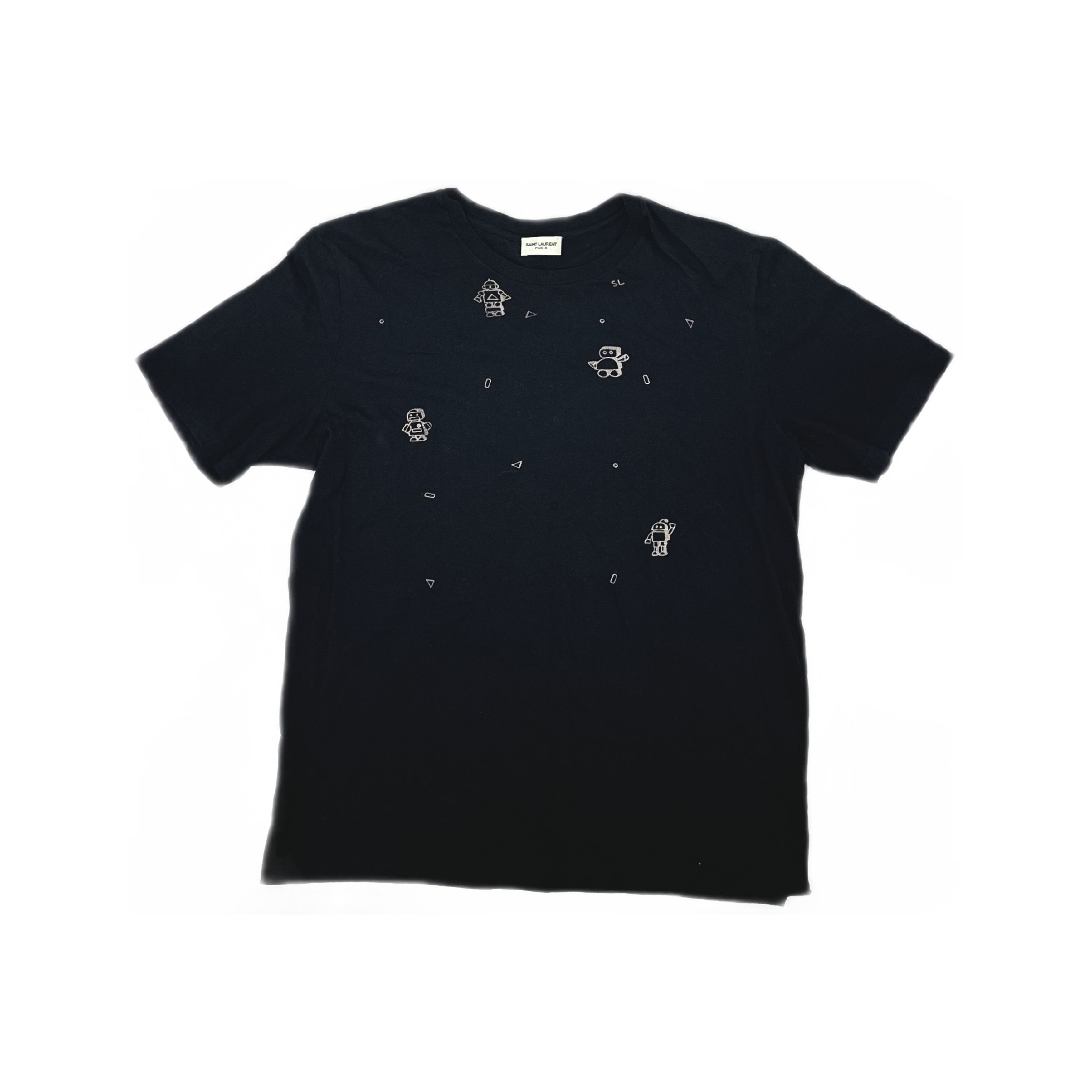 Saint Laurent Paris Saint Laurent Palm Tree Print T-Shirt Size S