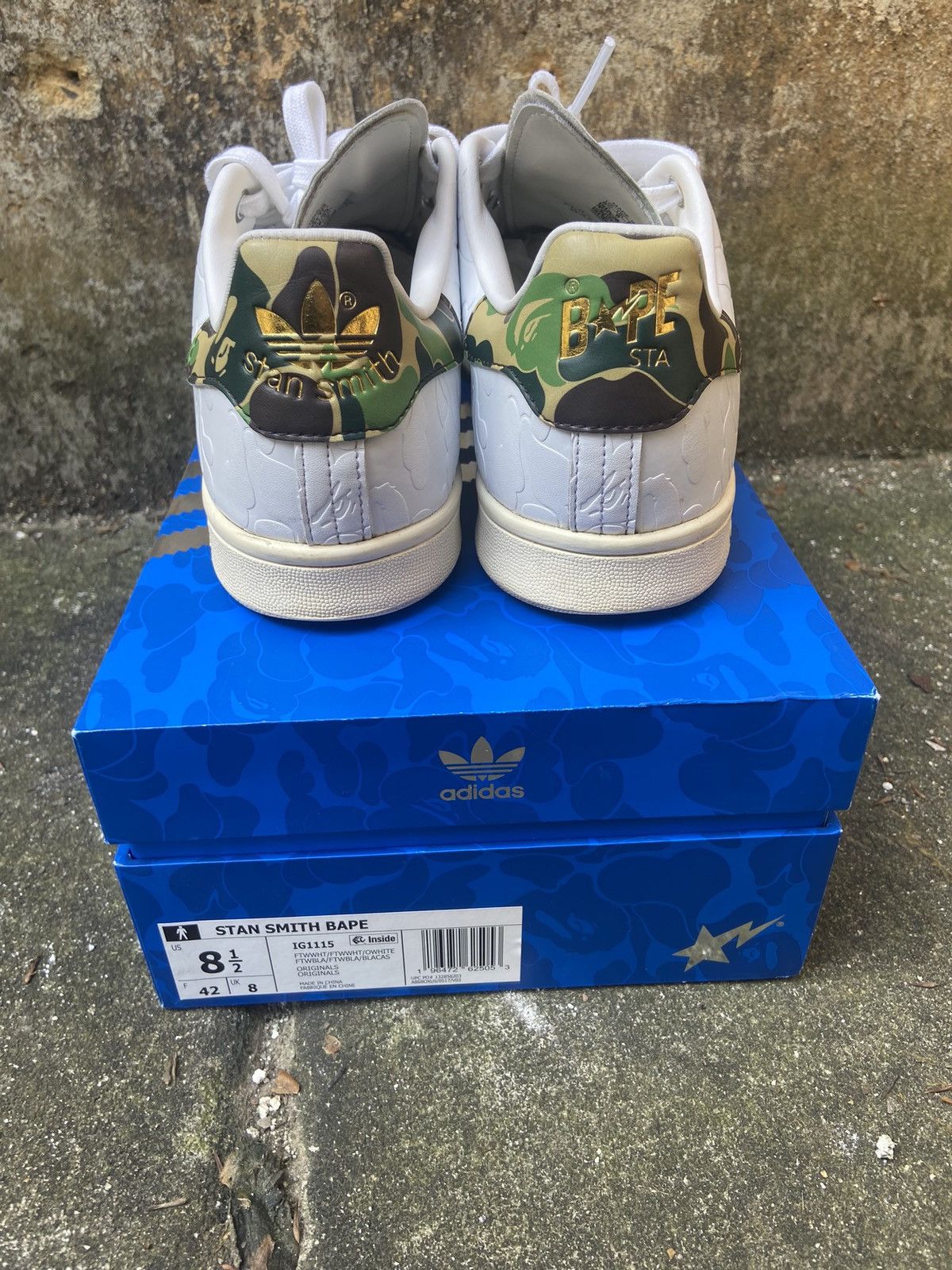 Adidas × Bape Adidas Stan Smith x Bape Size US 8.5 / EU 41-42 - 3 Thumbnail
