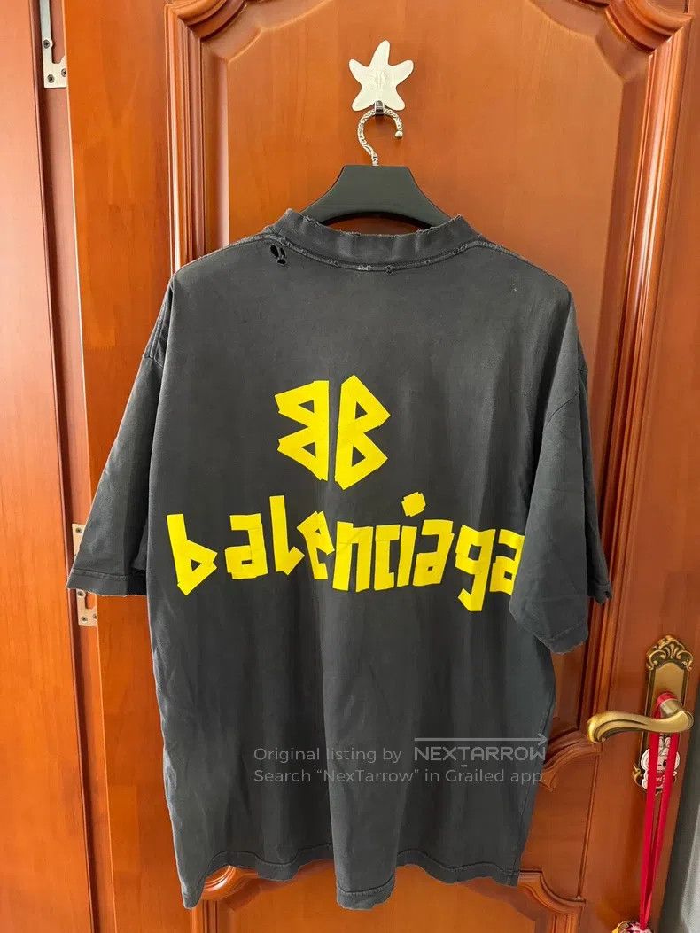 Balenciaga Balenciaga Tape short sleeve Size US L / EU 52-54 / 3 - 2 Thumbnail