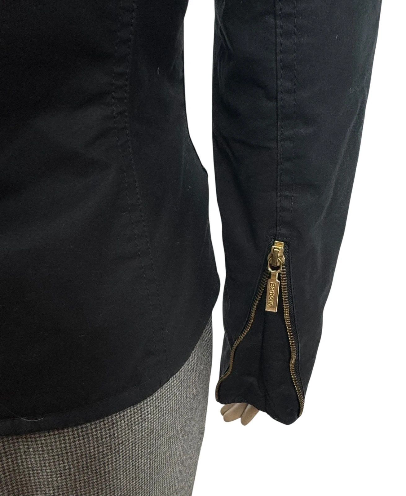 Barbour Barbour International Wax Asymmetrical Jacket Biker UK8 US4 Size S / US 4 / IT 40 - 10 Thumbnail